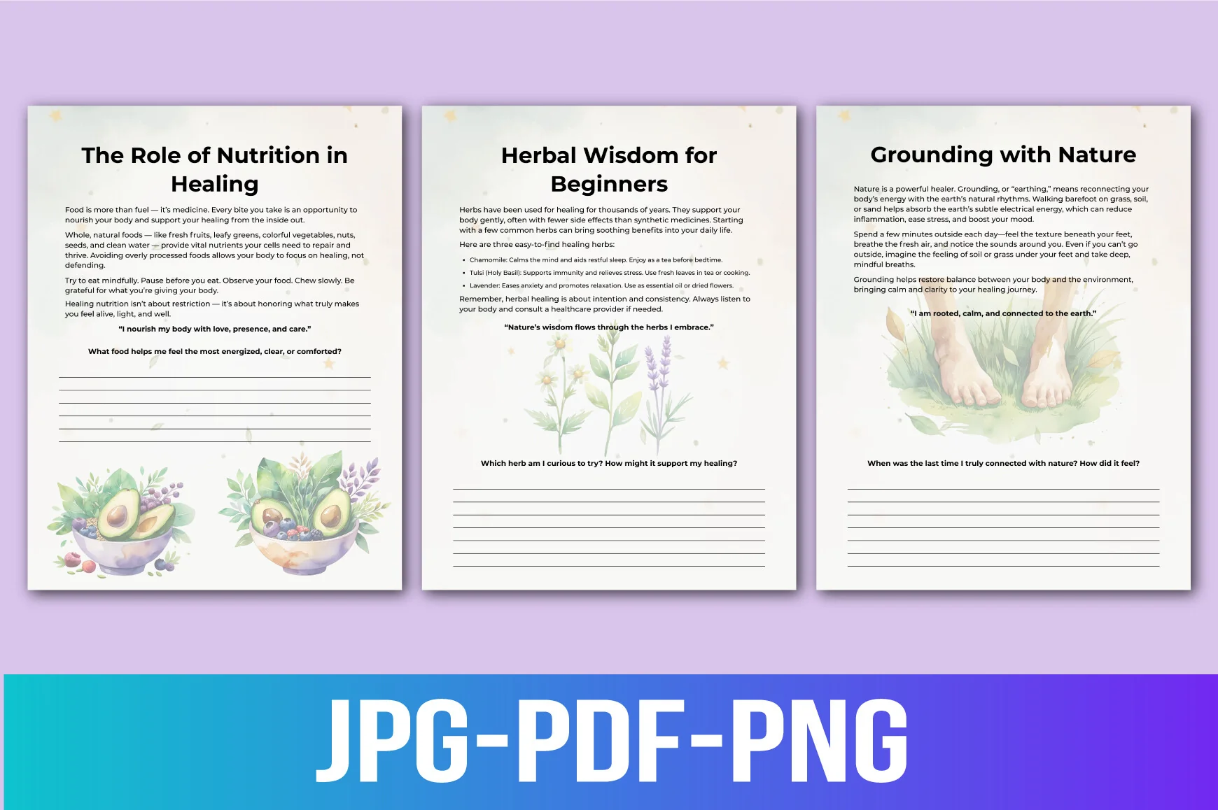 Natural Healing Guidance Planner - Image 6