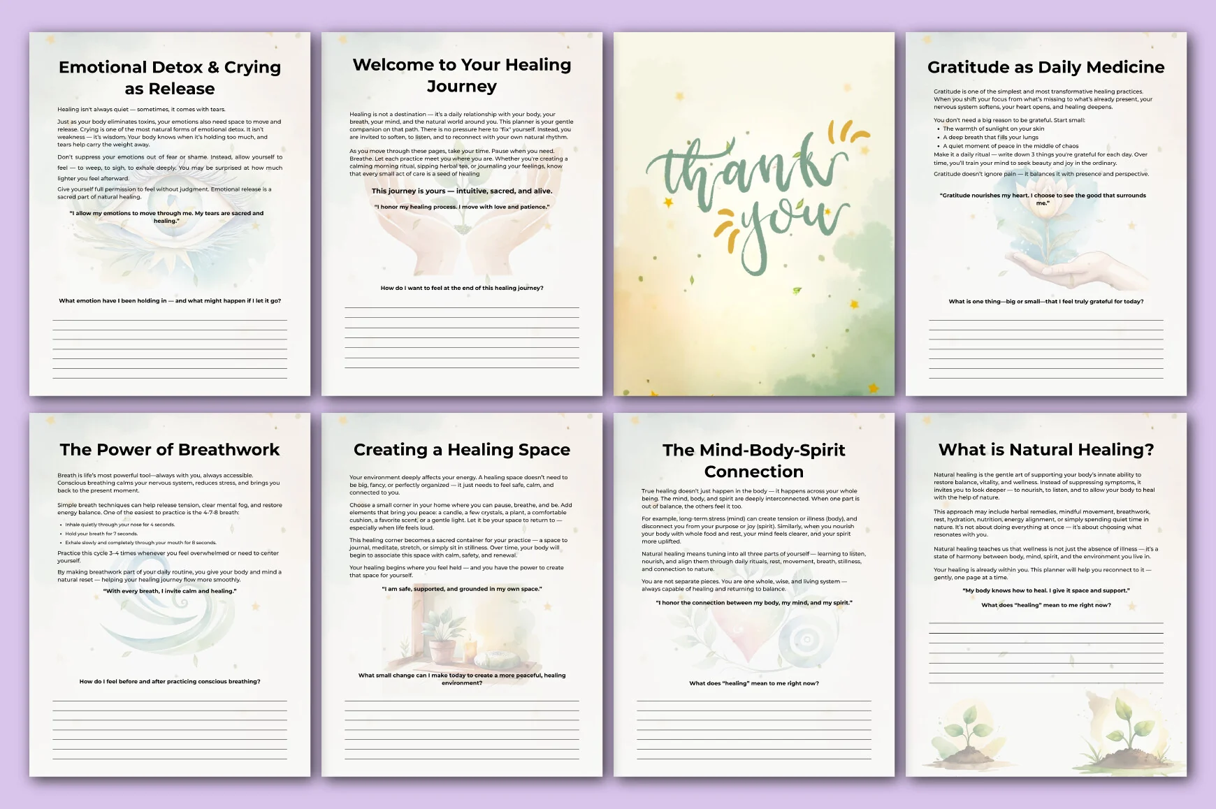 Natural Healing Guidance Planner - Image 7