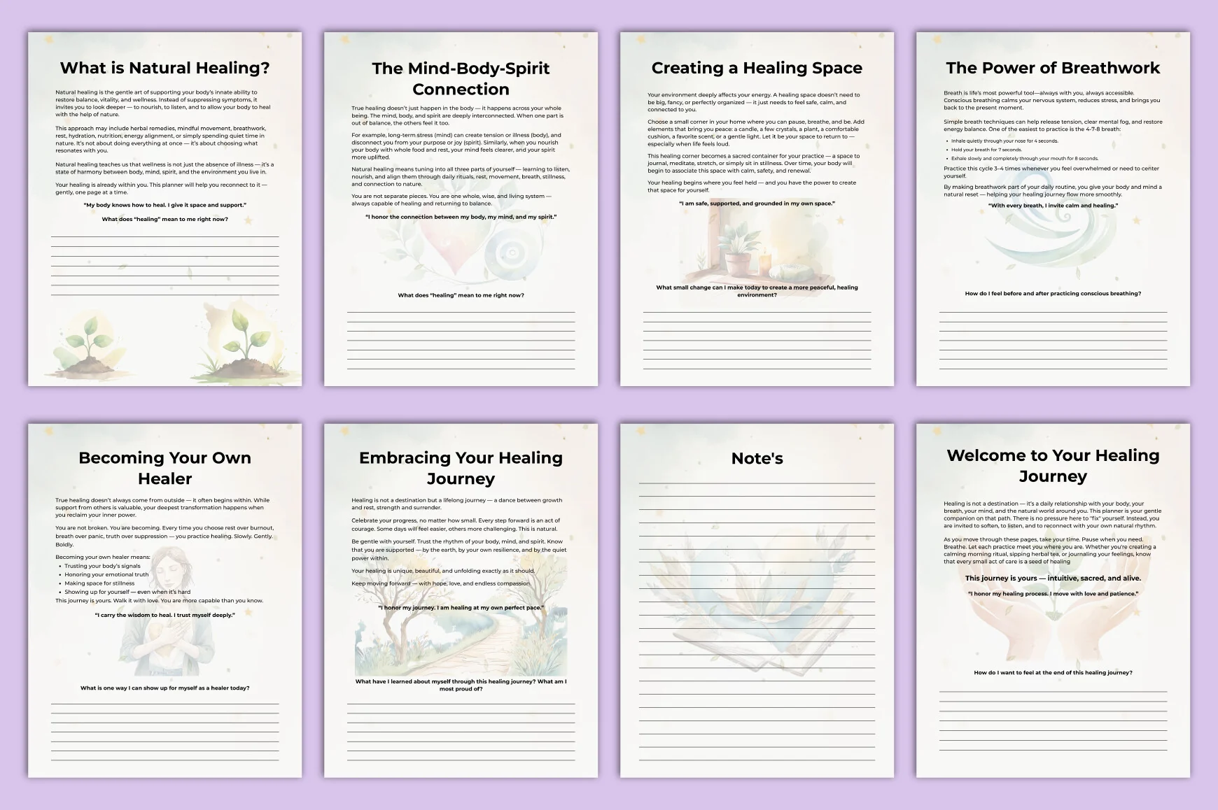 Natural Healing Guidance Planner - Image 3