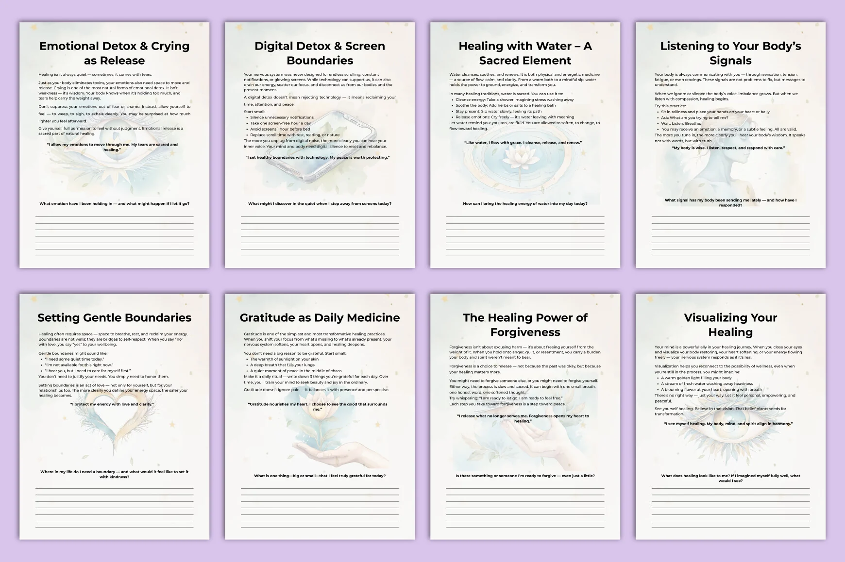Natural Healing Guidance Planner - Image 4