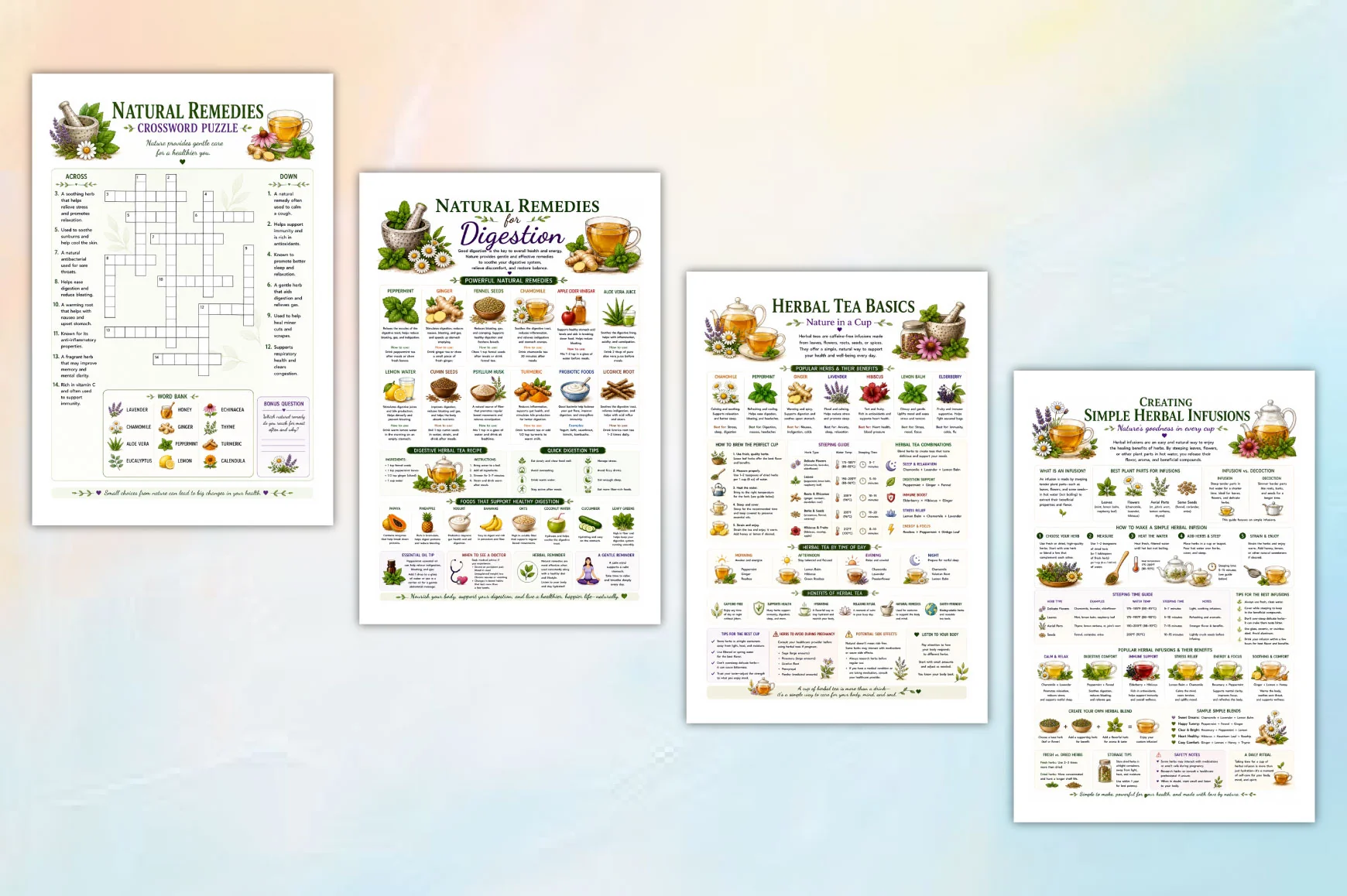 Natural Remedies Educational Workbook - Image 3