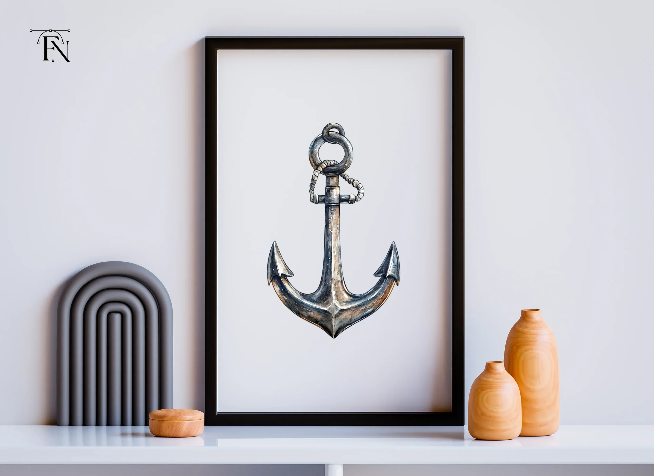 Nautical Anchor Clipart Bundle - Image 4