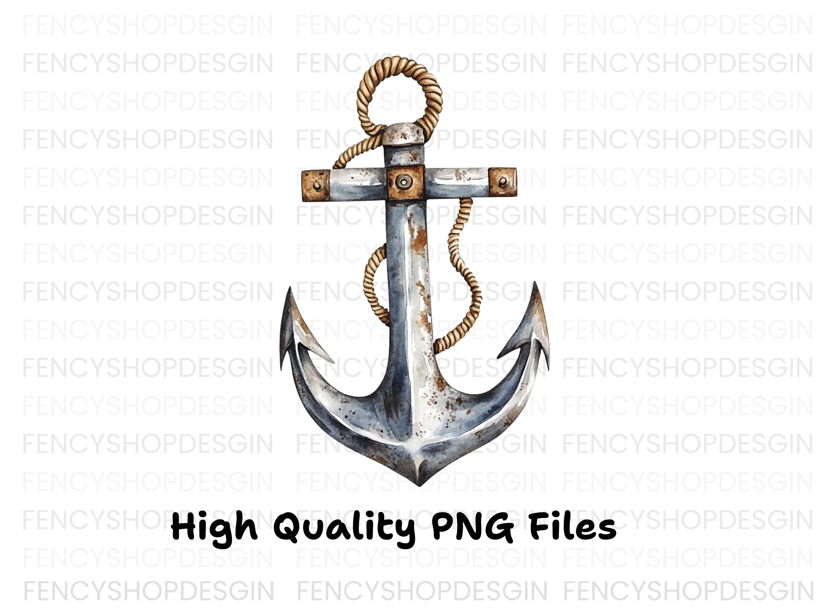 Nautical Anchor Clipart Bundle - Image 2