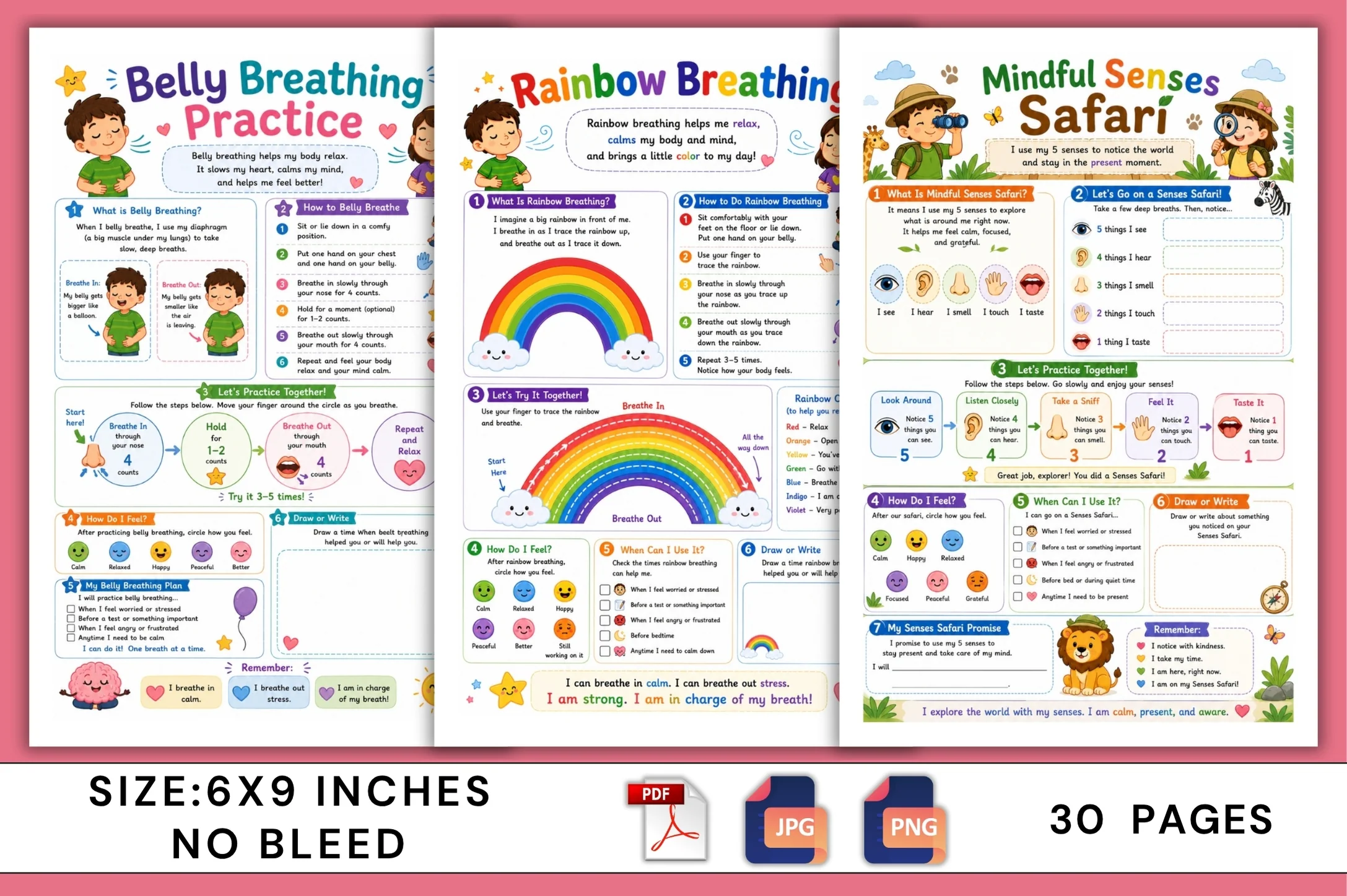 Nervous System Reset For Kids Workbook - Image 4