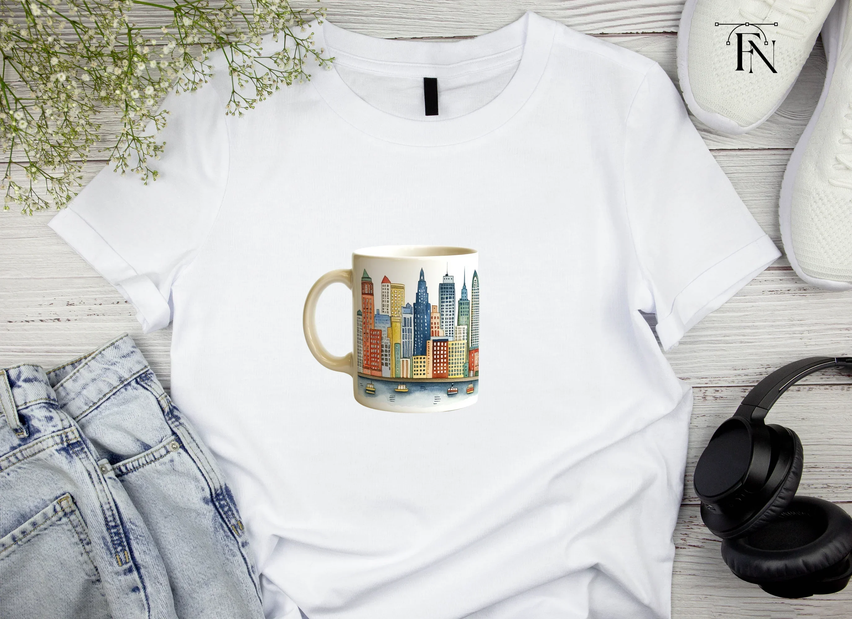 New York City Skyline Clipart Bundle - Image 3