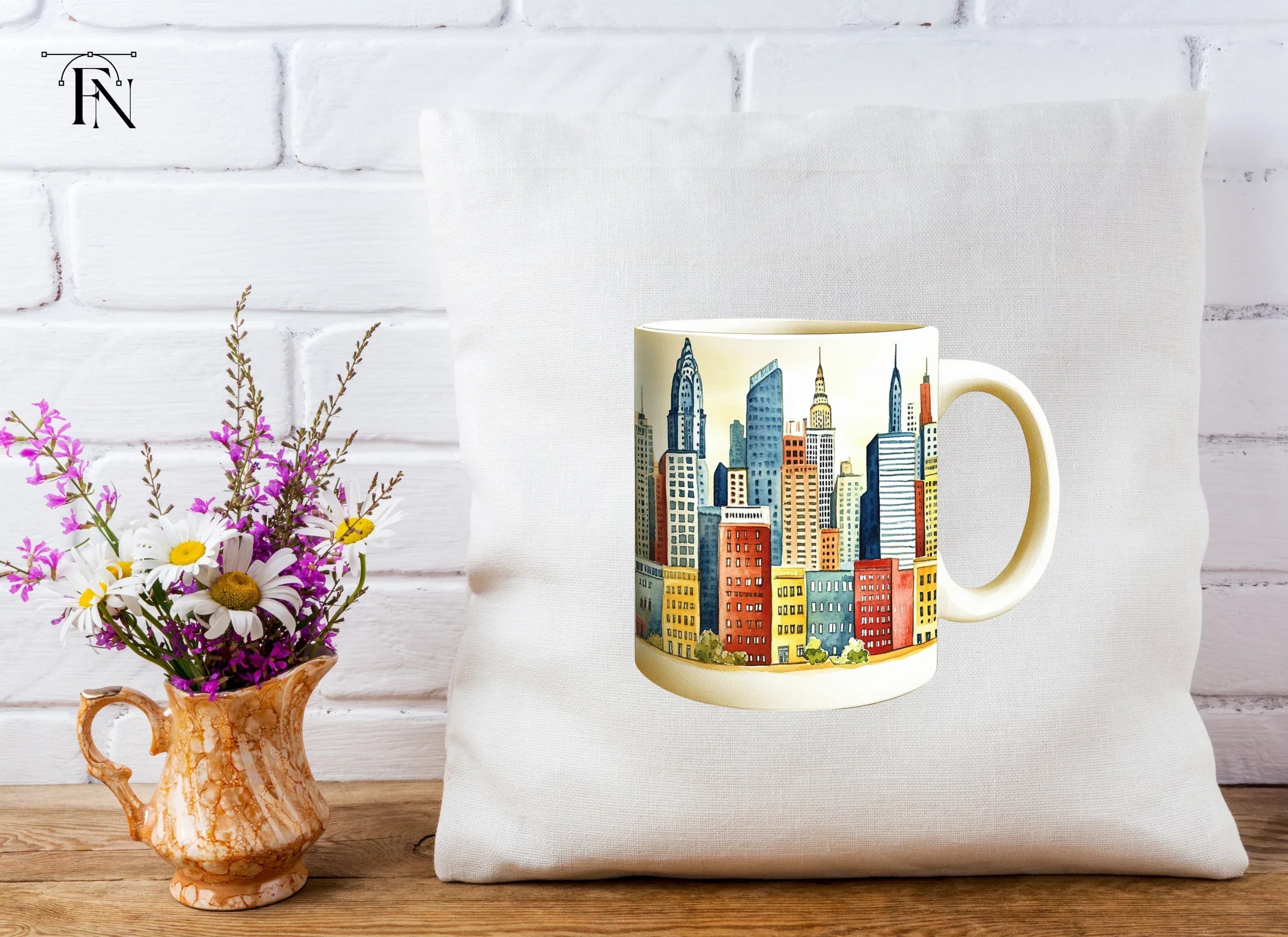 New York City Skyline Clipart Bundle - Image 4