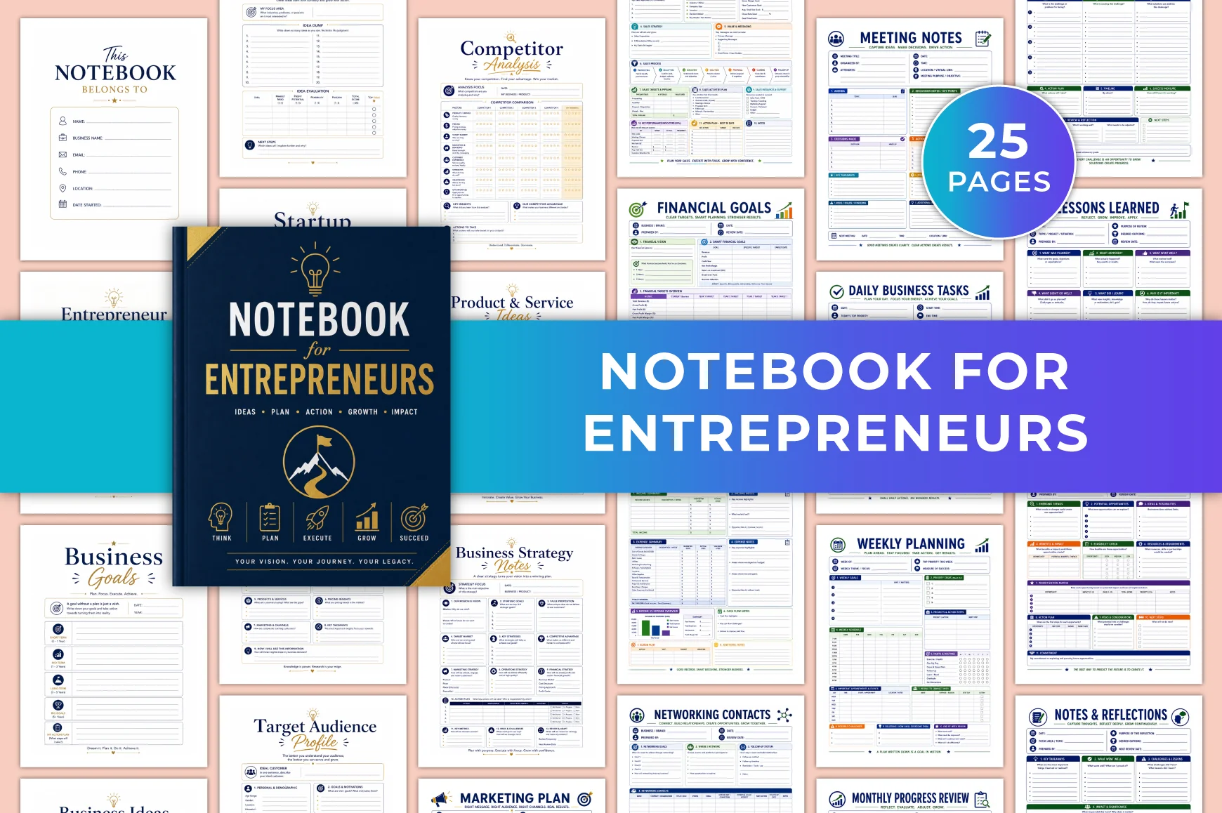 Notebook For Entrepreneurs Book