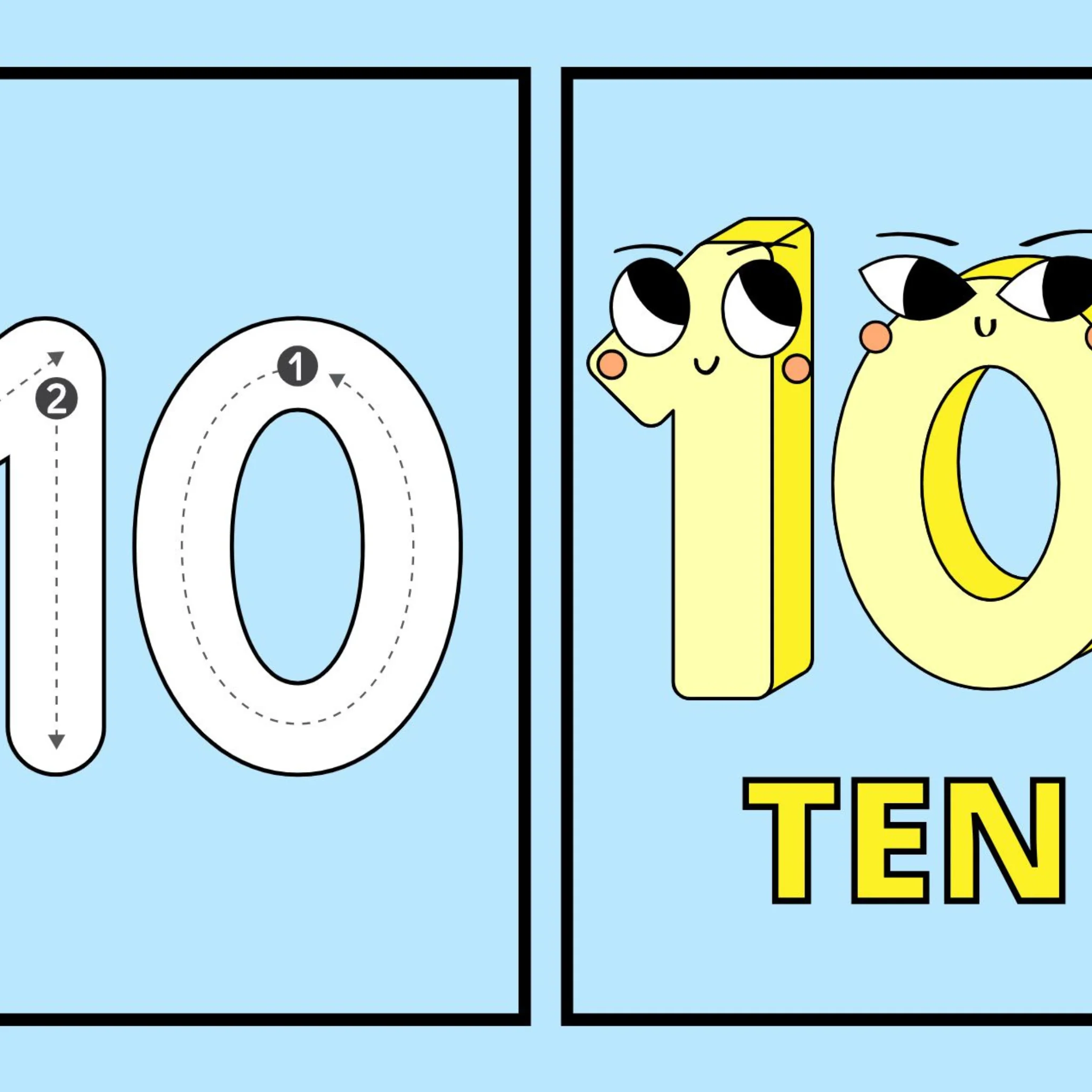 Number Flashcards 1 30 for Kids - Image 5