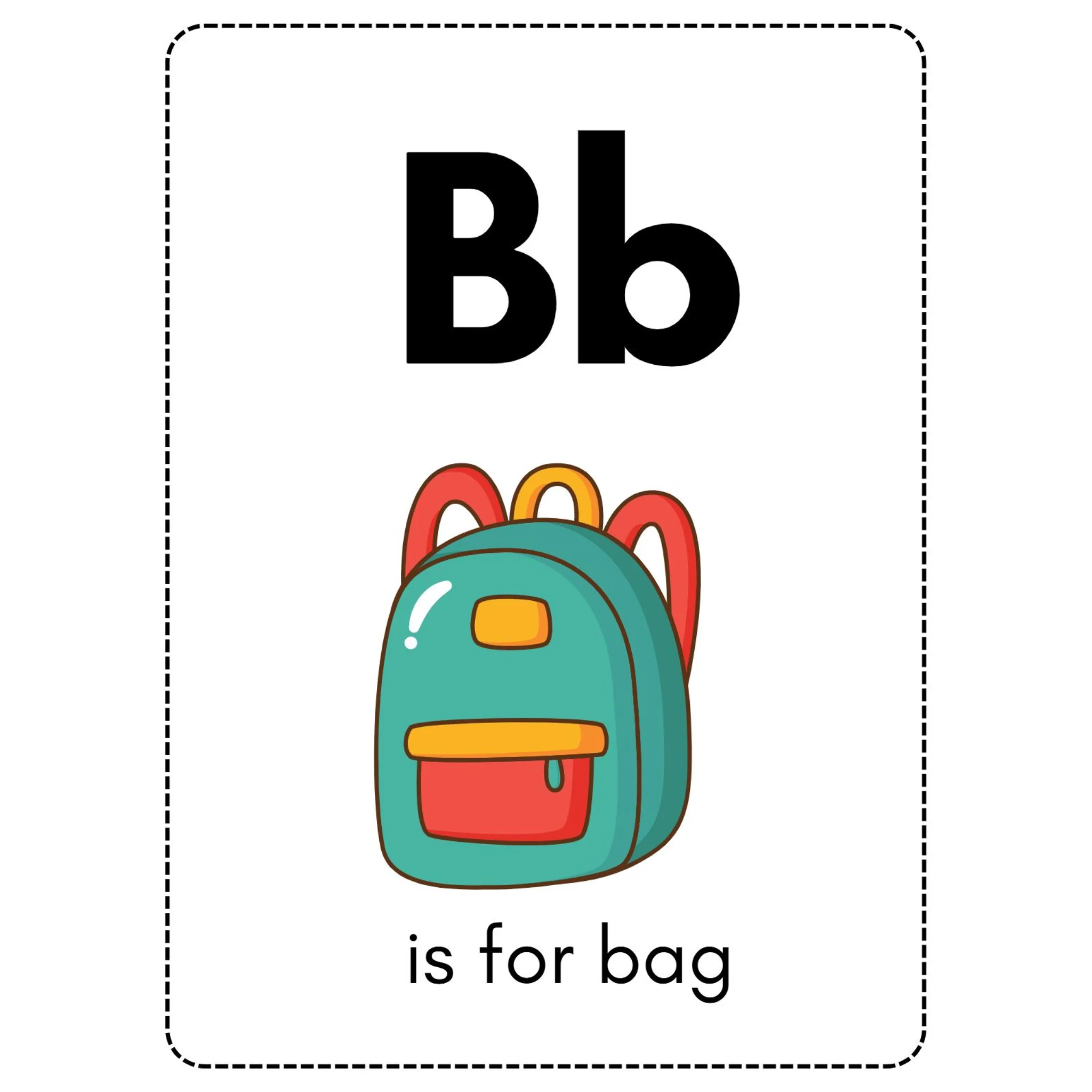 Alphabet Picture Flashcards - Image 2