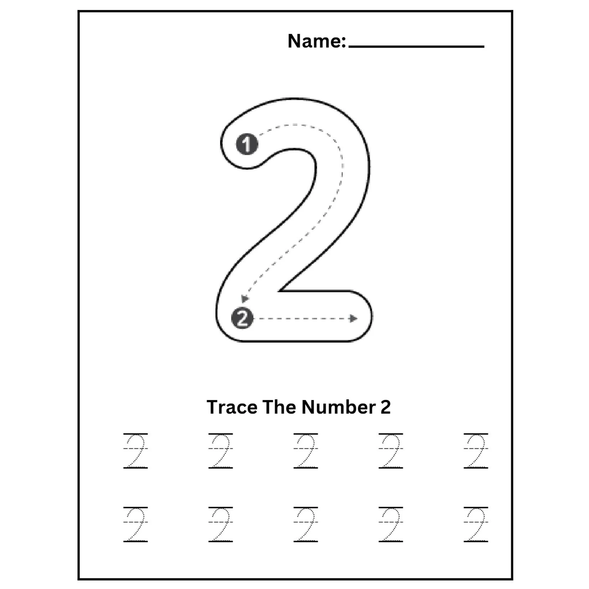 Number Tracing and Coloring Book - Image 4