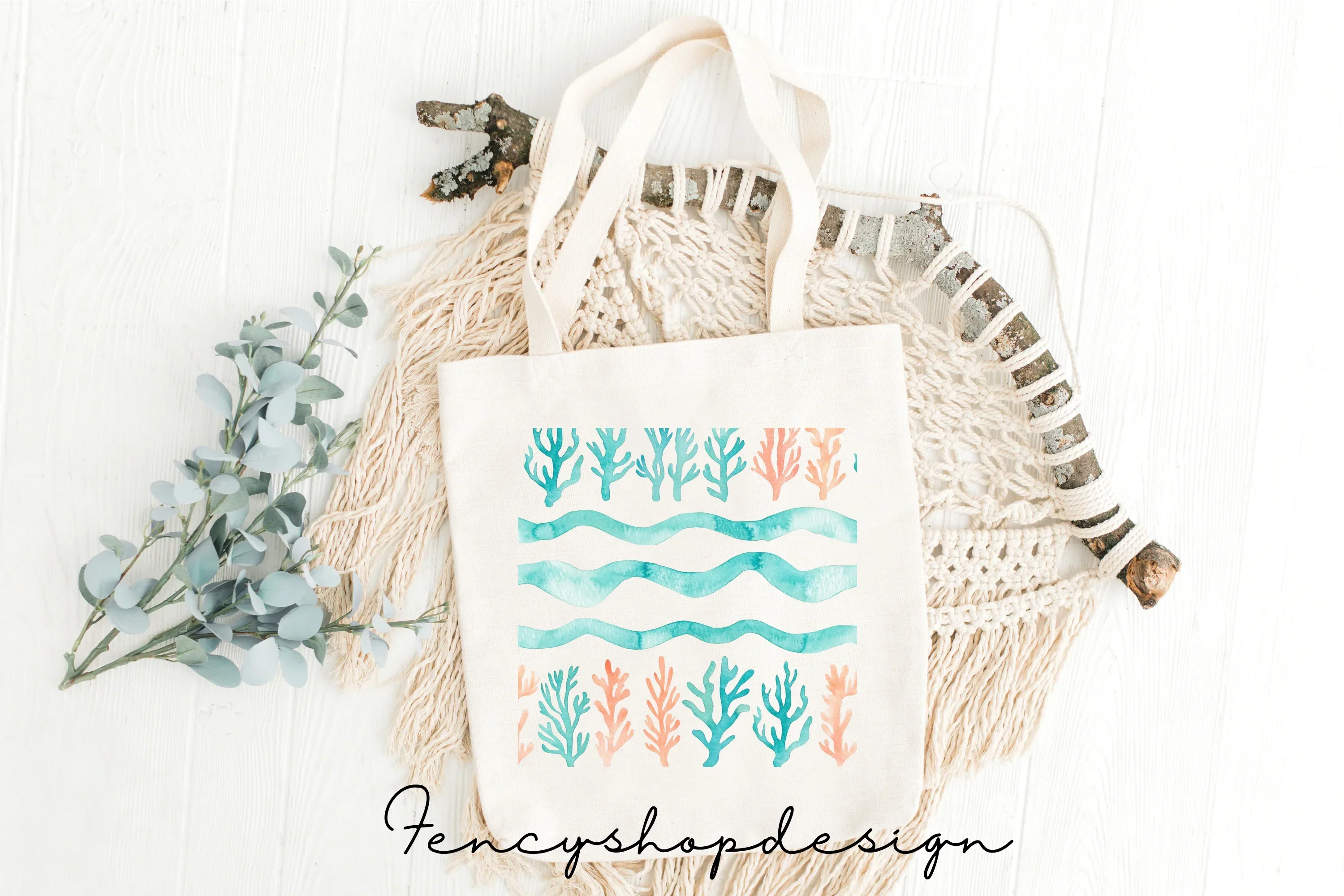 Ocean Elements Clipart Bundle - Image 8
