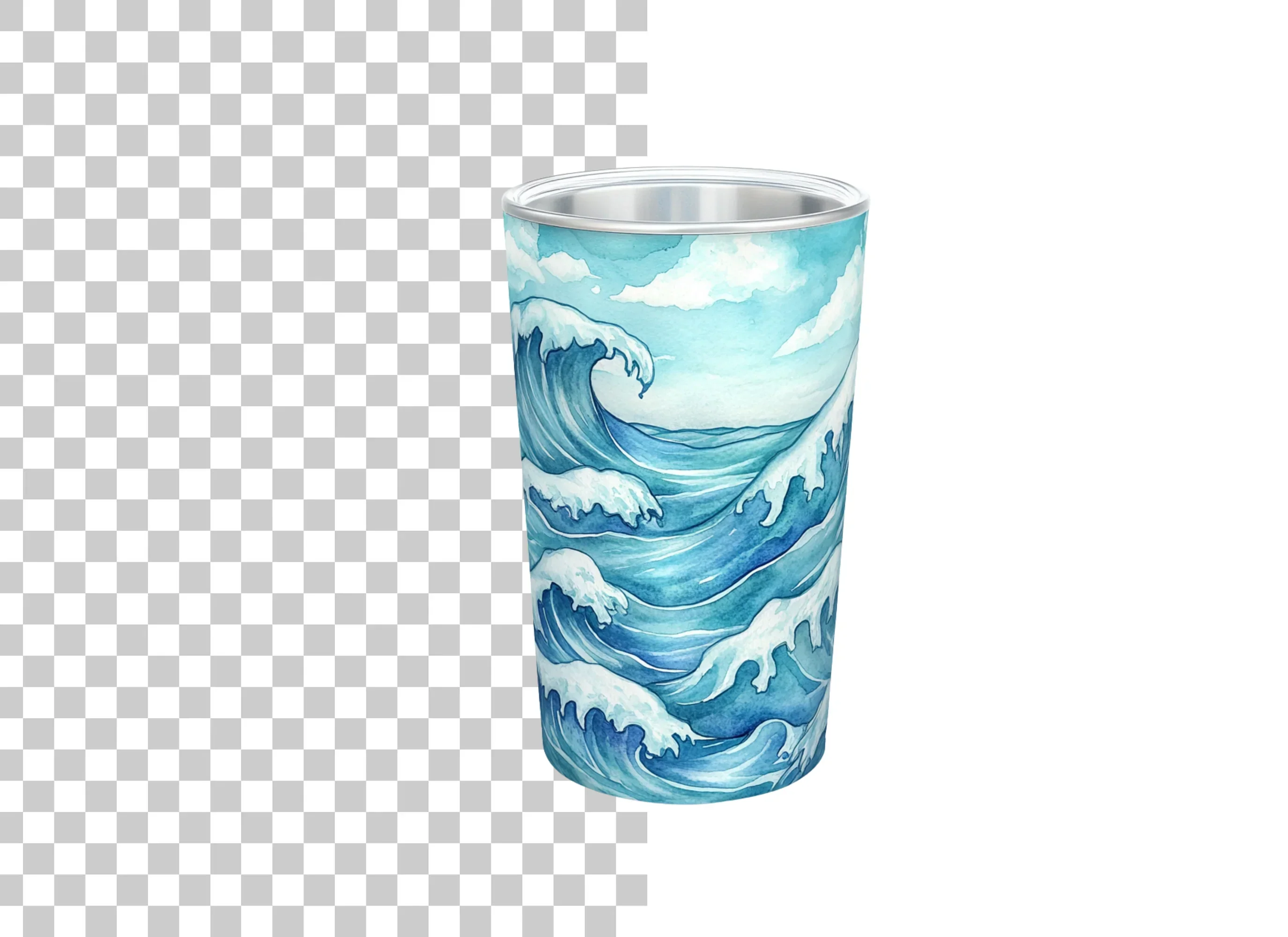 Ocean Wave Tumbler Clipart Bundle - Image 2