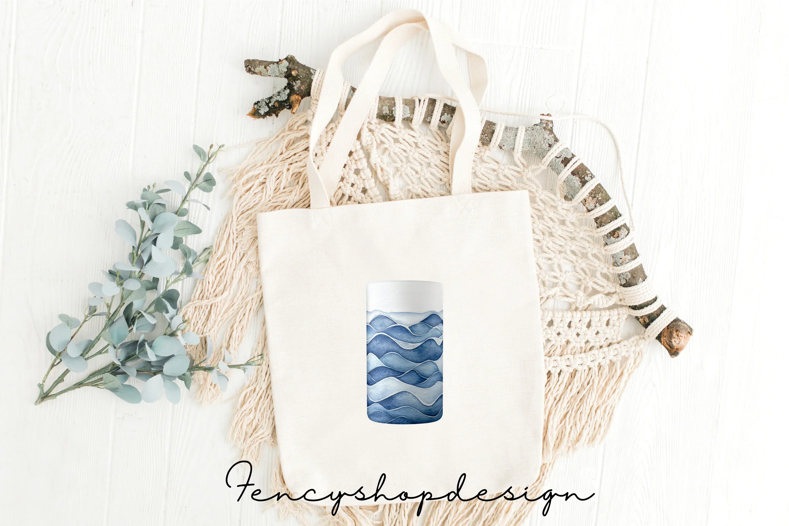 Ocean Wave Tumbler Clipart Bundle - Image 8