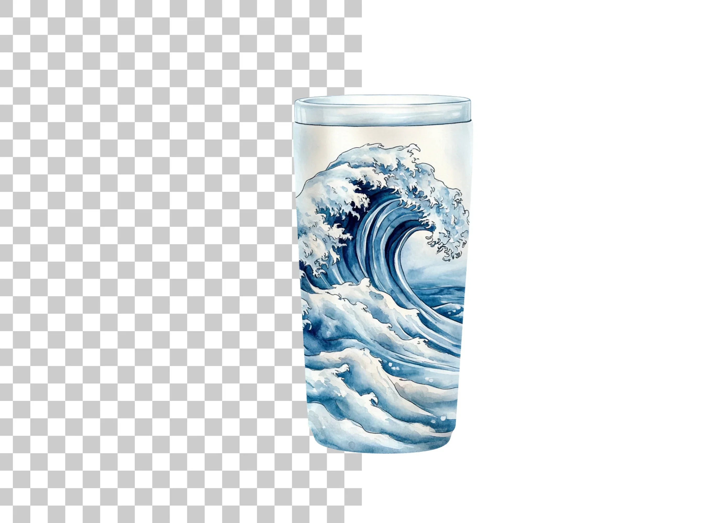 Ocean Wave Tumbler Clipart Bundle - Image 6