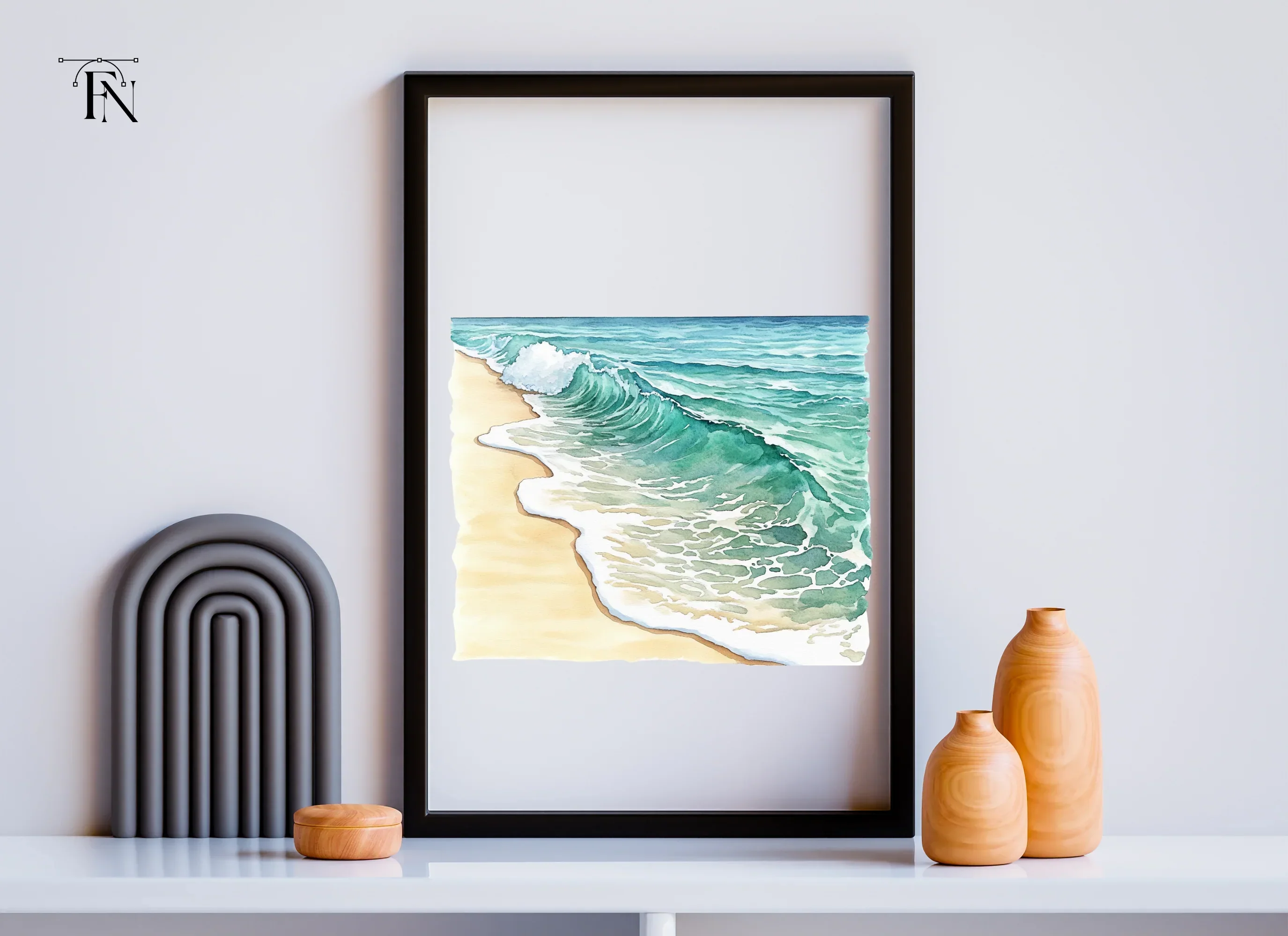 Ocean Waves Beach Clipart Bundle - Image 5