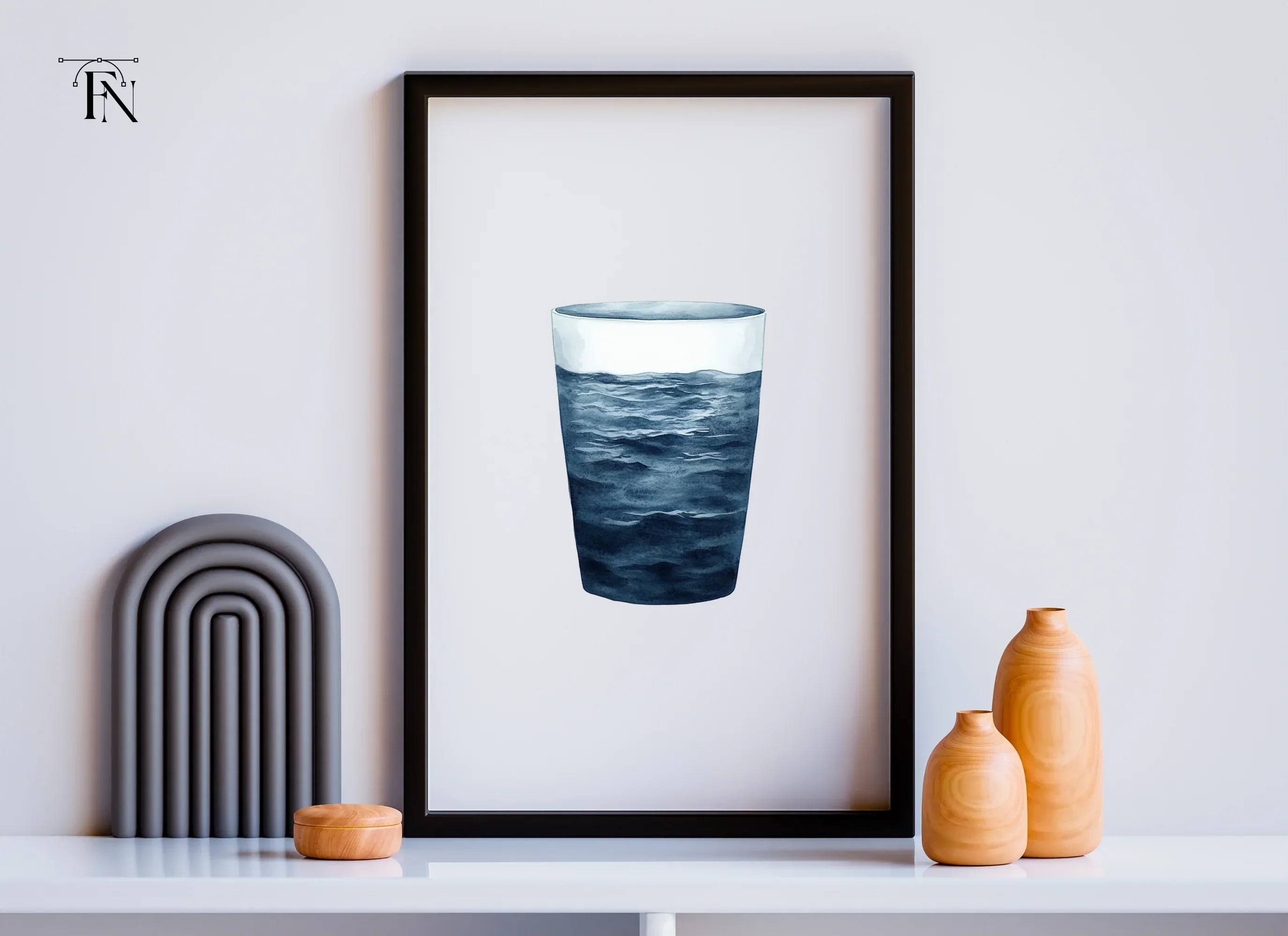 Ocean Waves Tumbler Clipart Bundle - Image 6