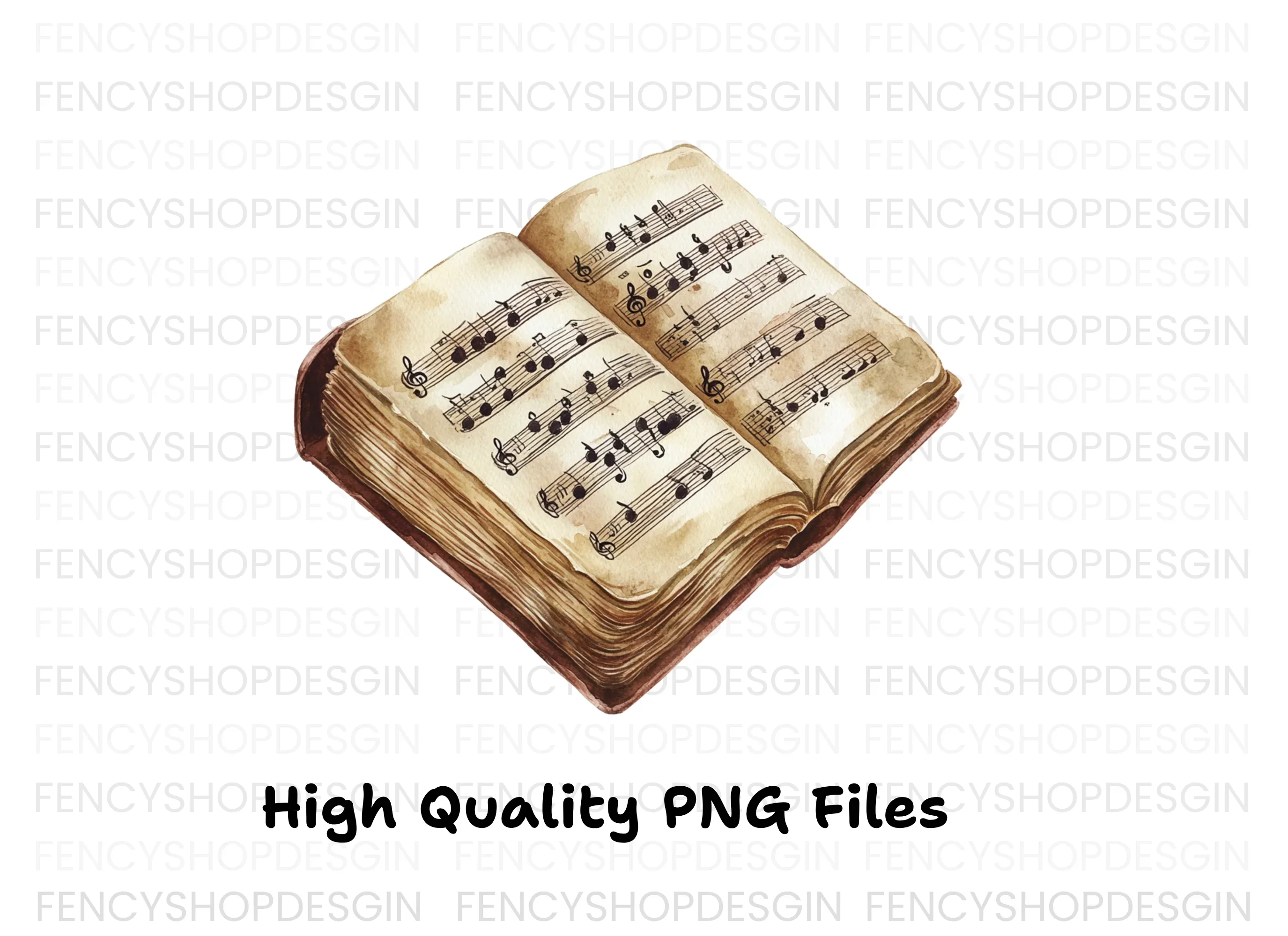 Old Music Score Clipart Bundle - Image 3