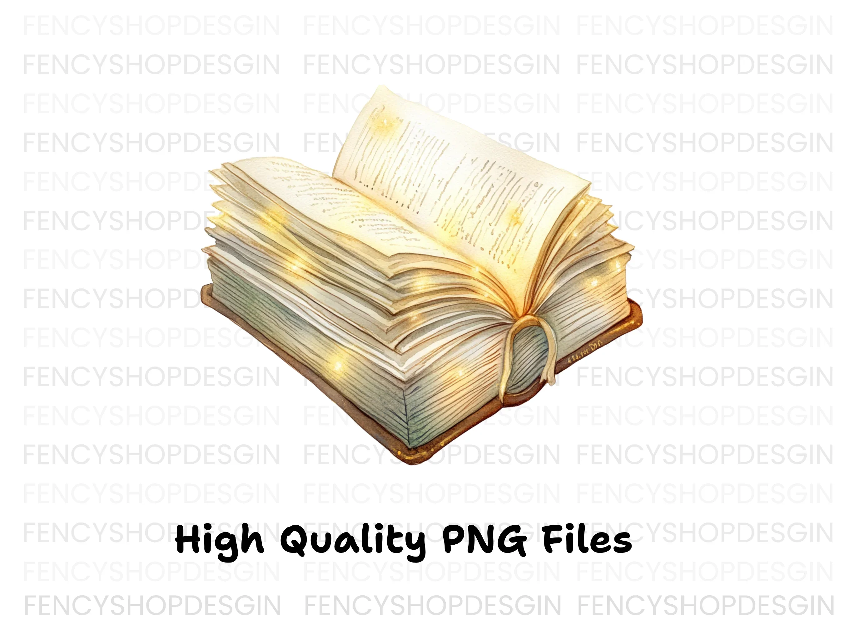 Open Magical Book Clipart Bundle - Image 3