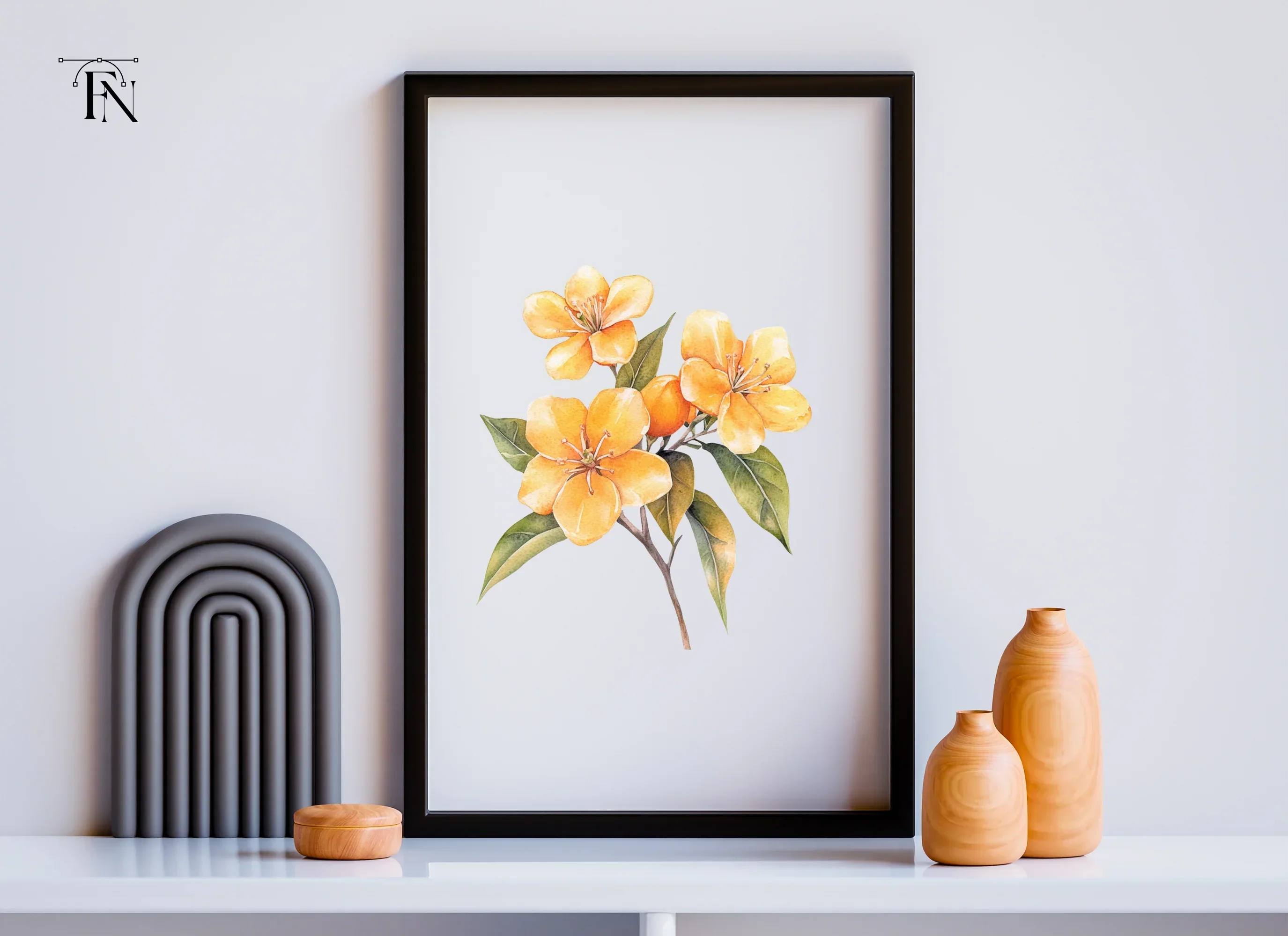 Orange Blossom Clipart Bundle - Image 6