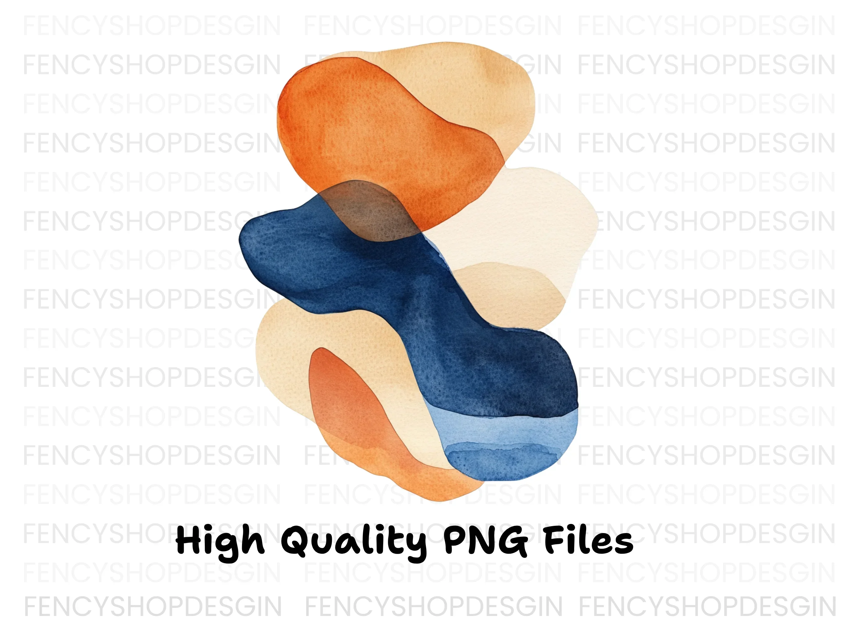 Organic Abstract Shapes Clipart Bundle - Image 3