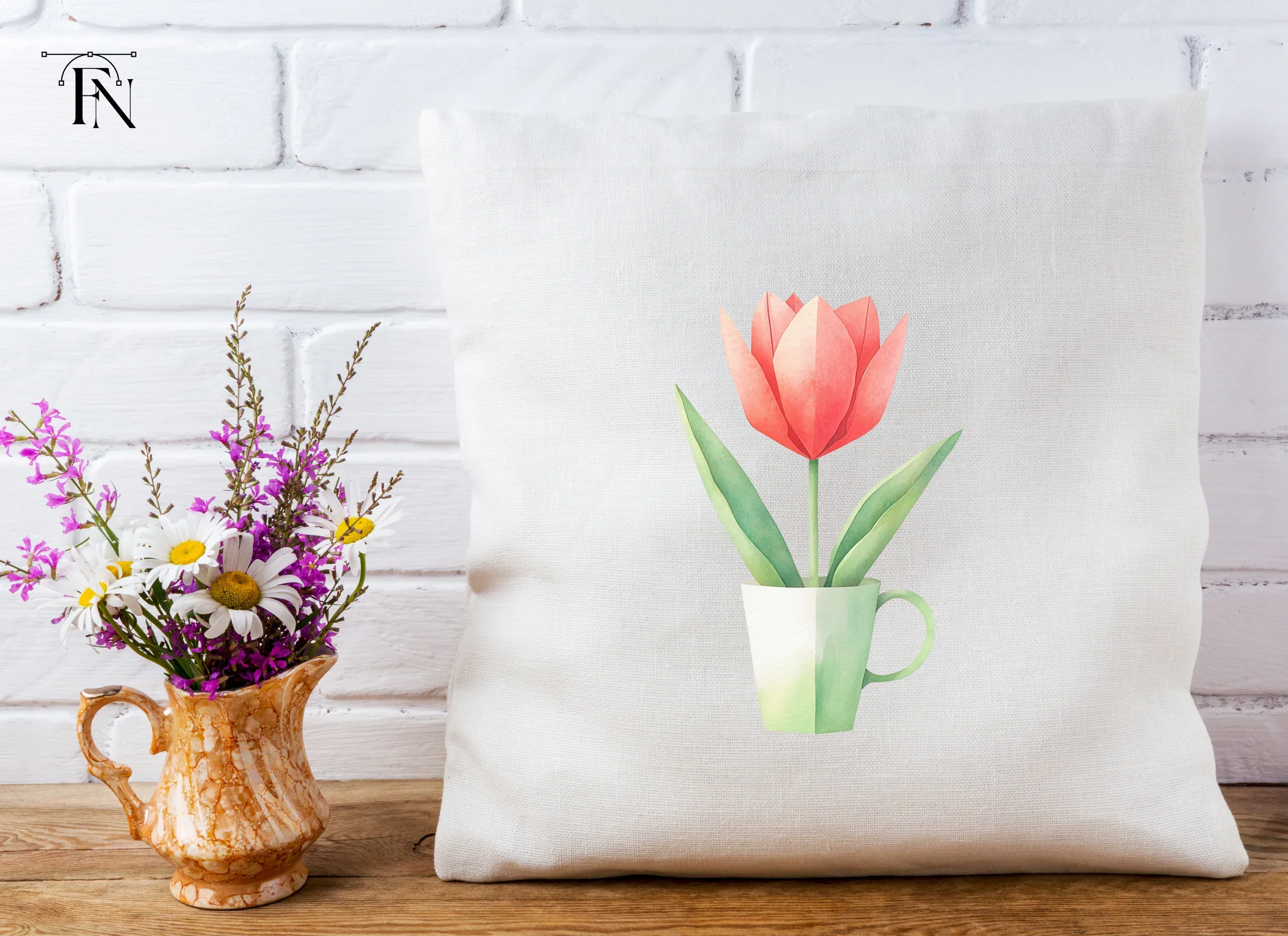 Origami Tulip Clipart Bundle - Image 5