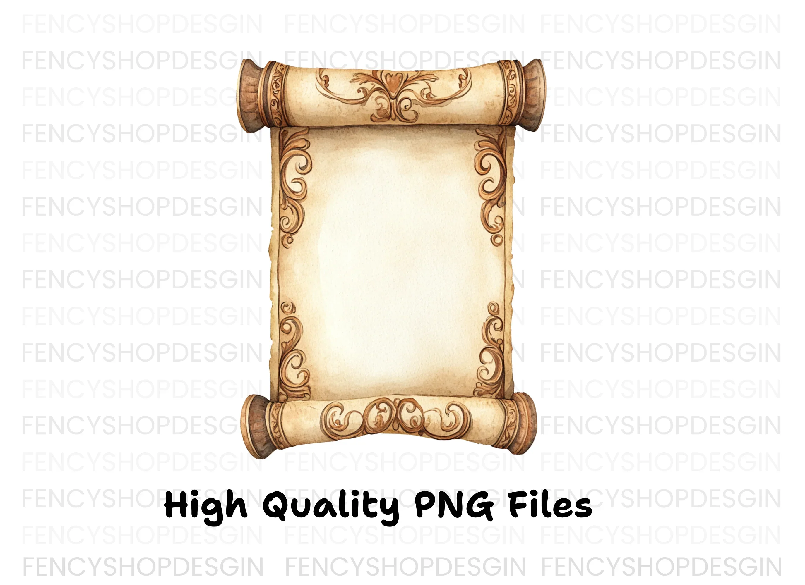 Ornate Scroll Decorative Borders Clipart Bundle - Image 2