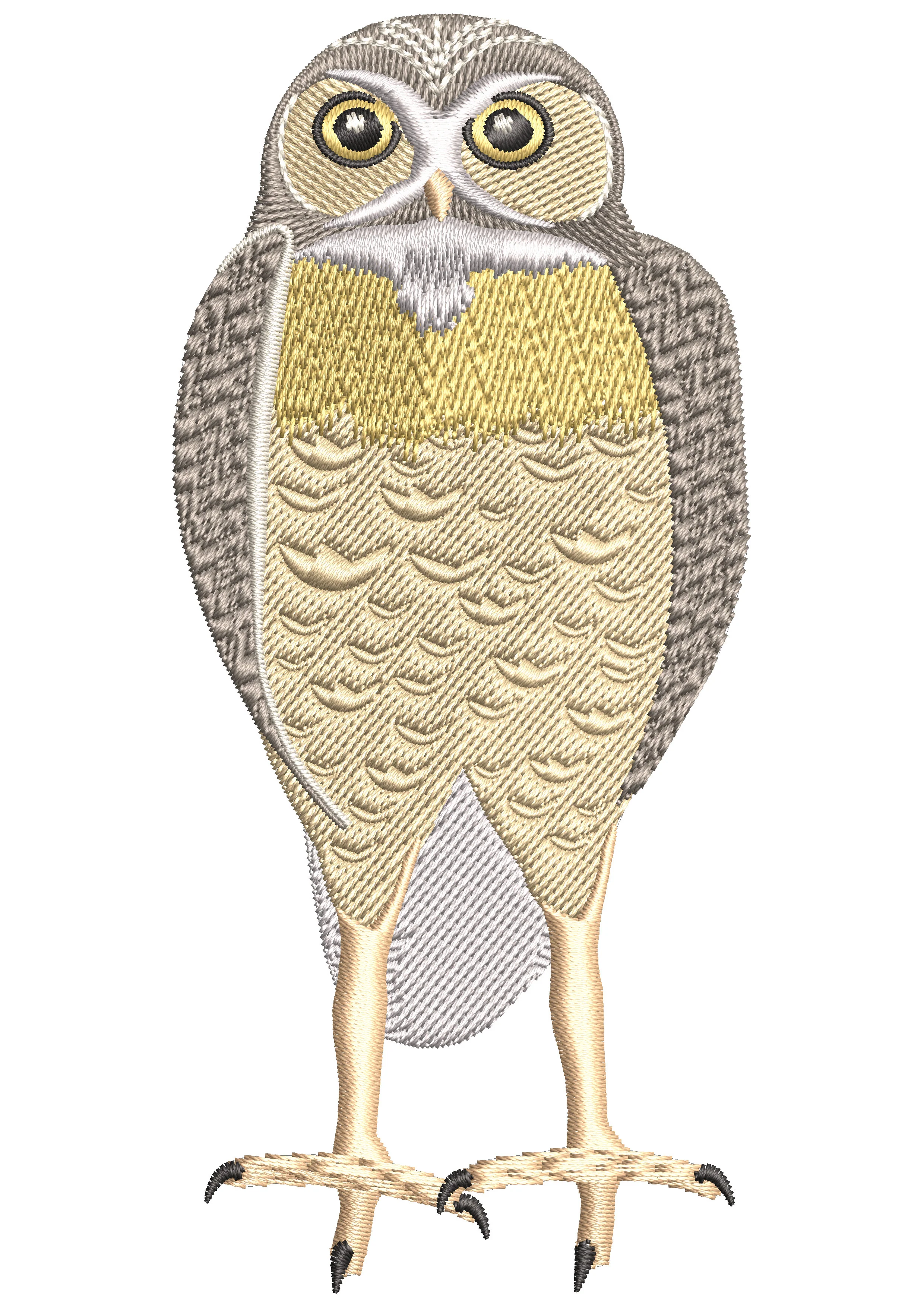 Owl Embroidery Design