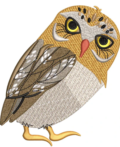Owl Embroidery Design