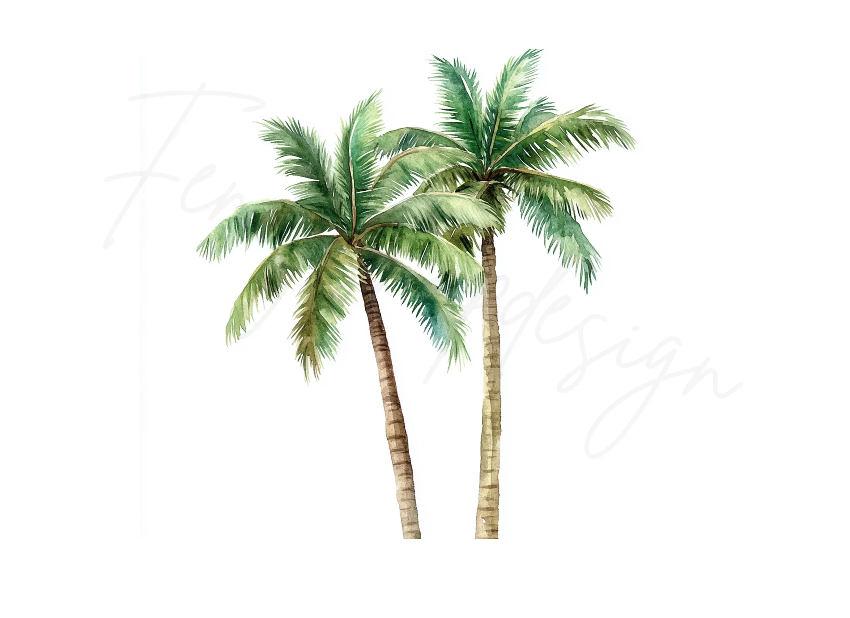 Palm Trees Clipart Bundle - Image 2