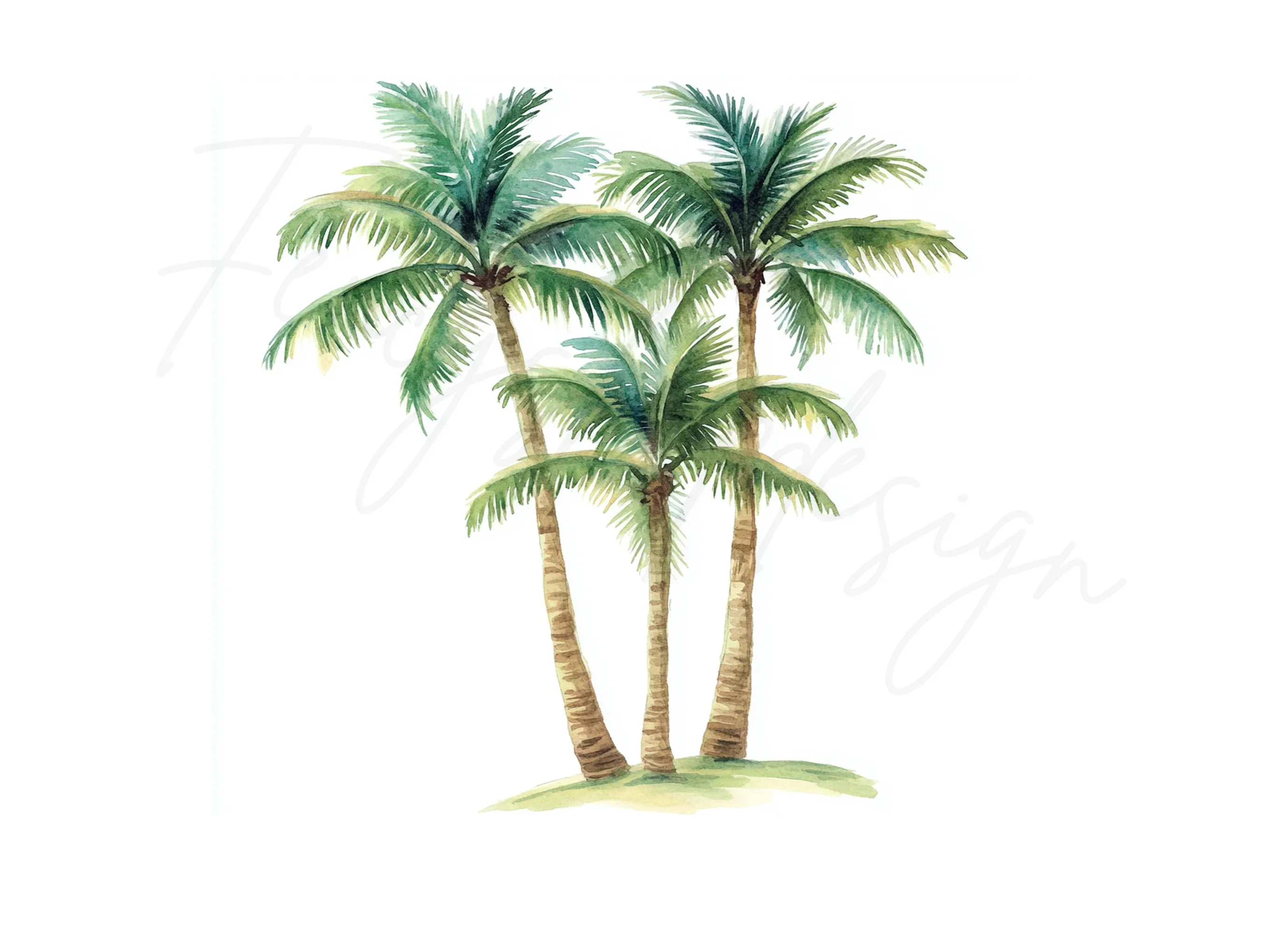 Palm Trees Clipart Bundle - Image 3