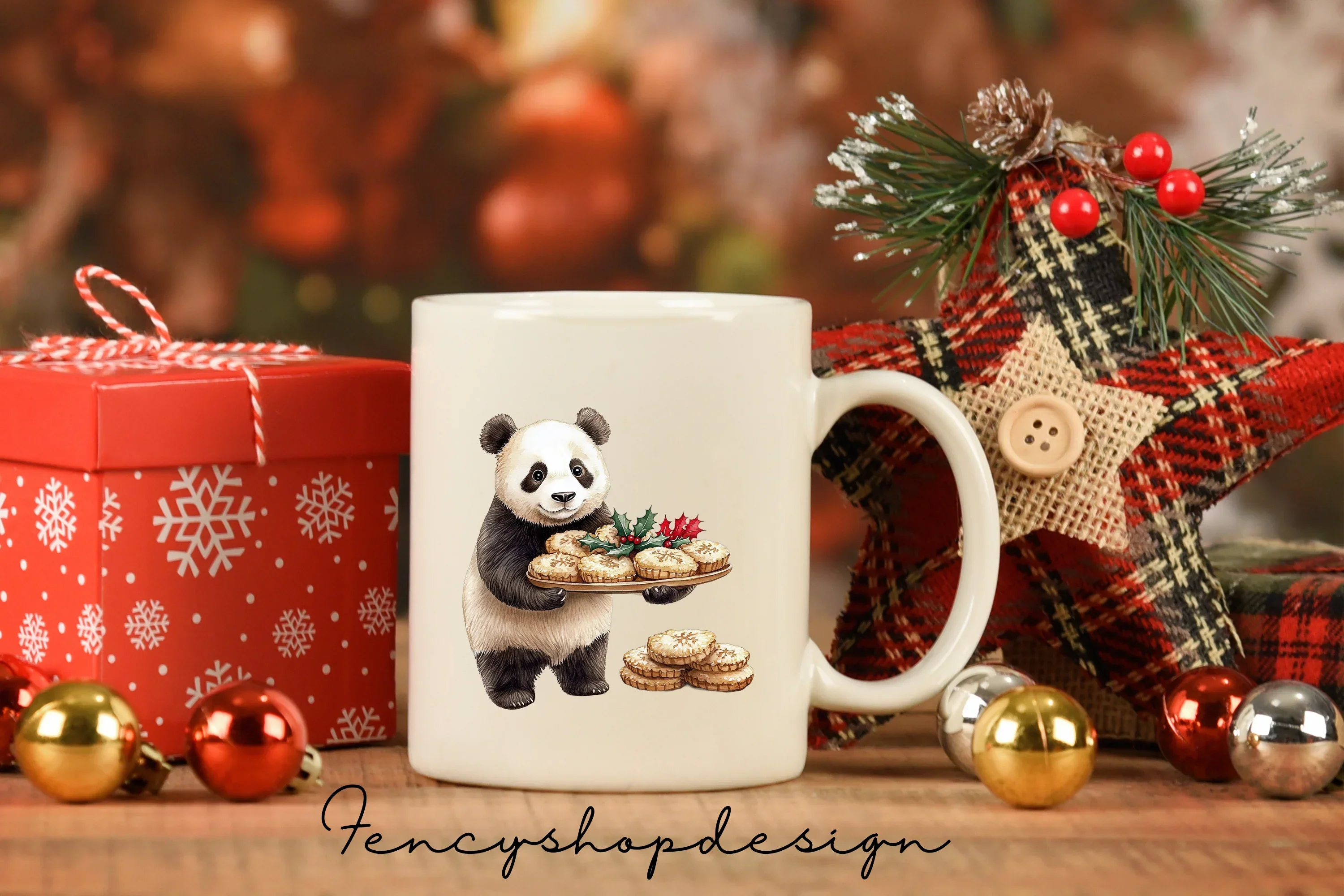 Panda Baking and Cupcake Clipart Bundle - Image 3