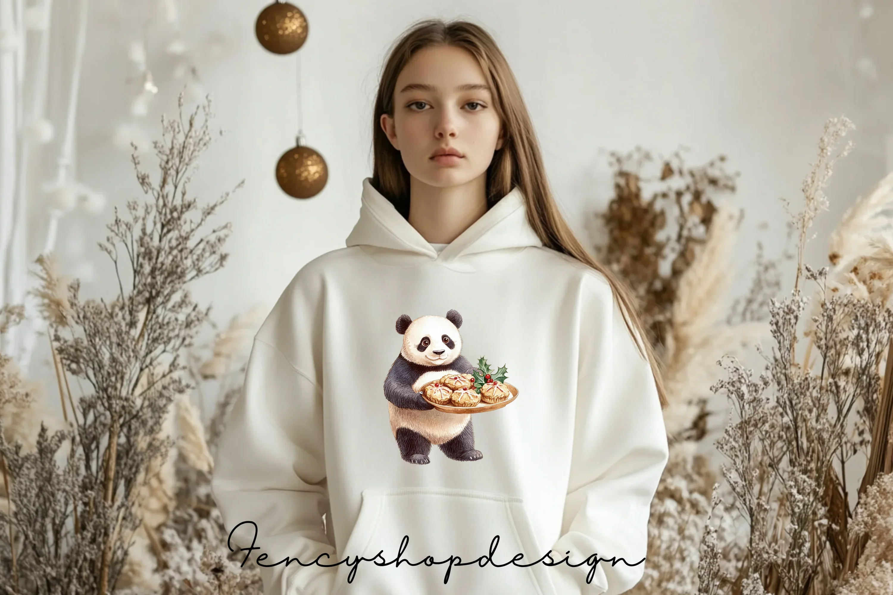 Panda Baking and Cupcake Clipart Bundle - Image 4