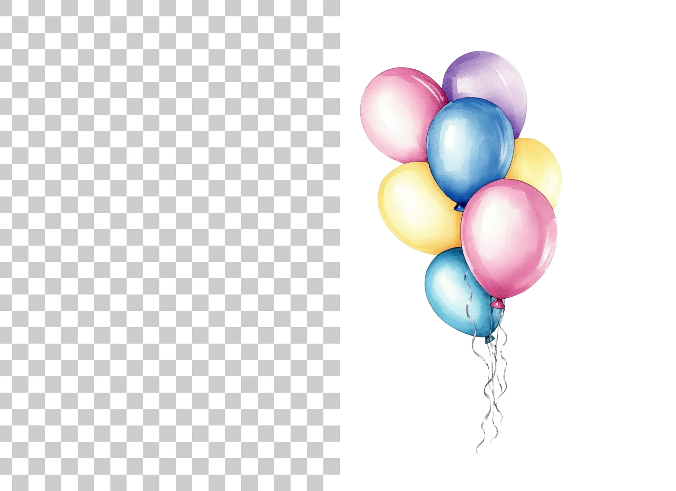 Party Balloons Clipart Bundle - Image 2