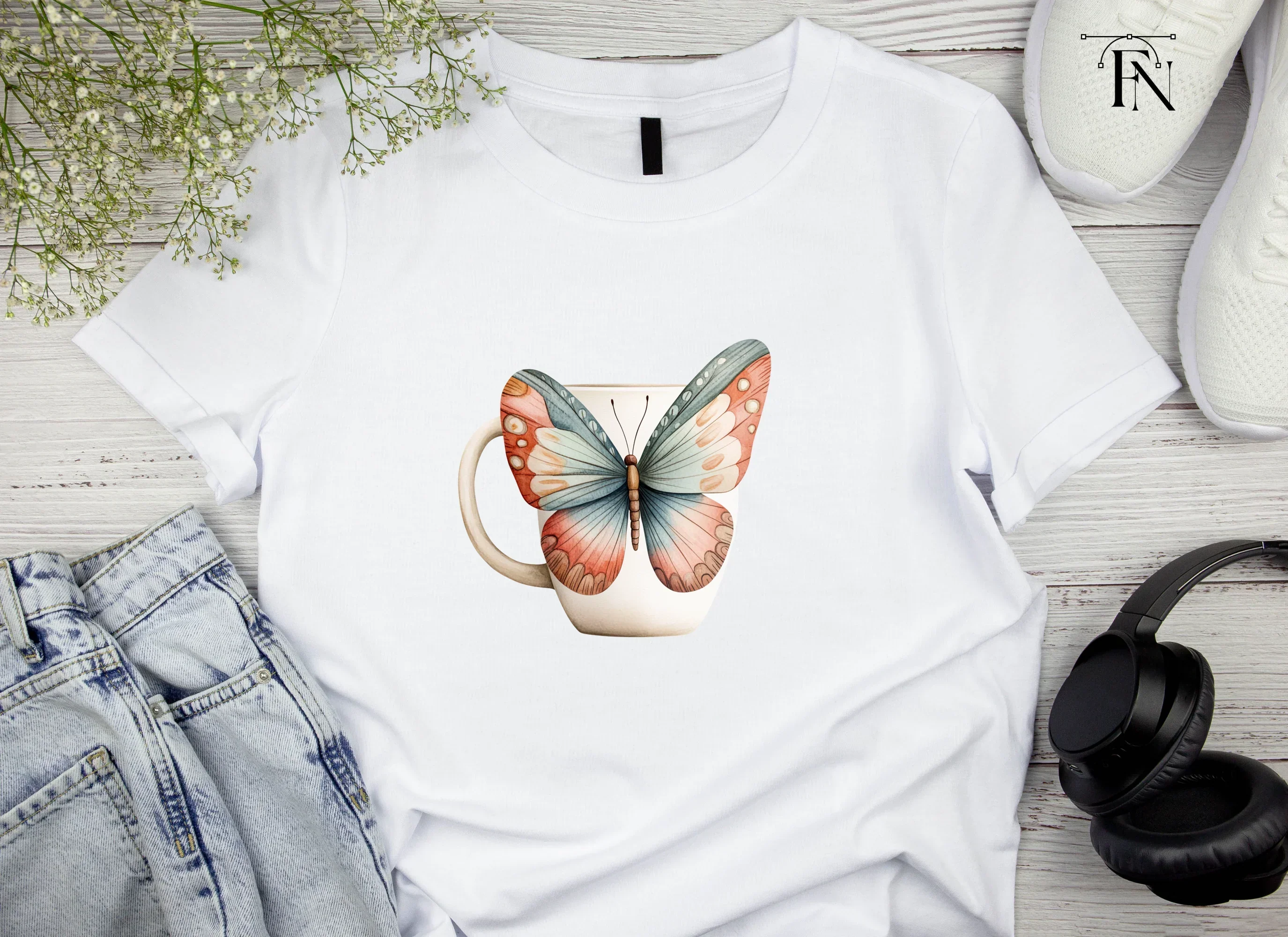 Pastel Butterfly Clipart Bundle - Image 4
