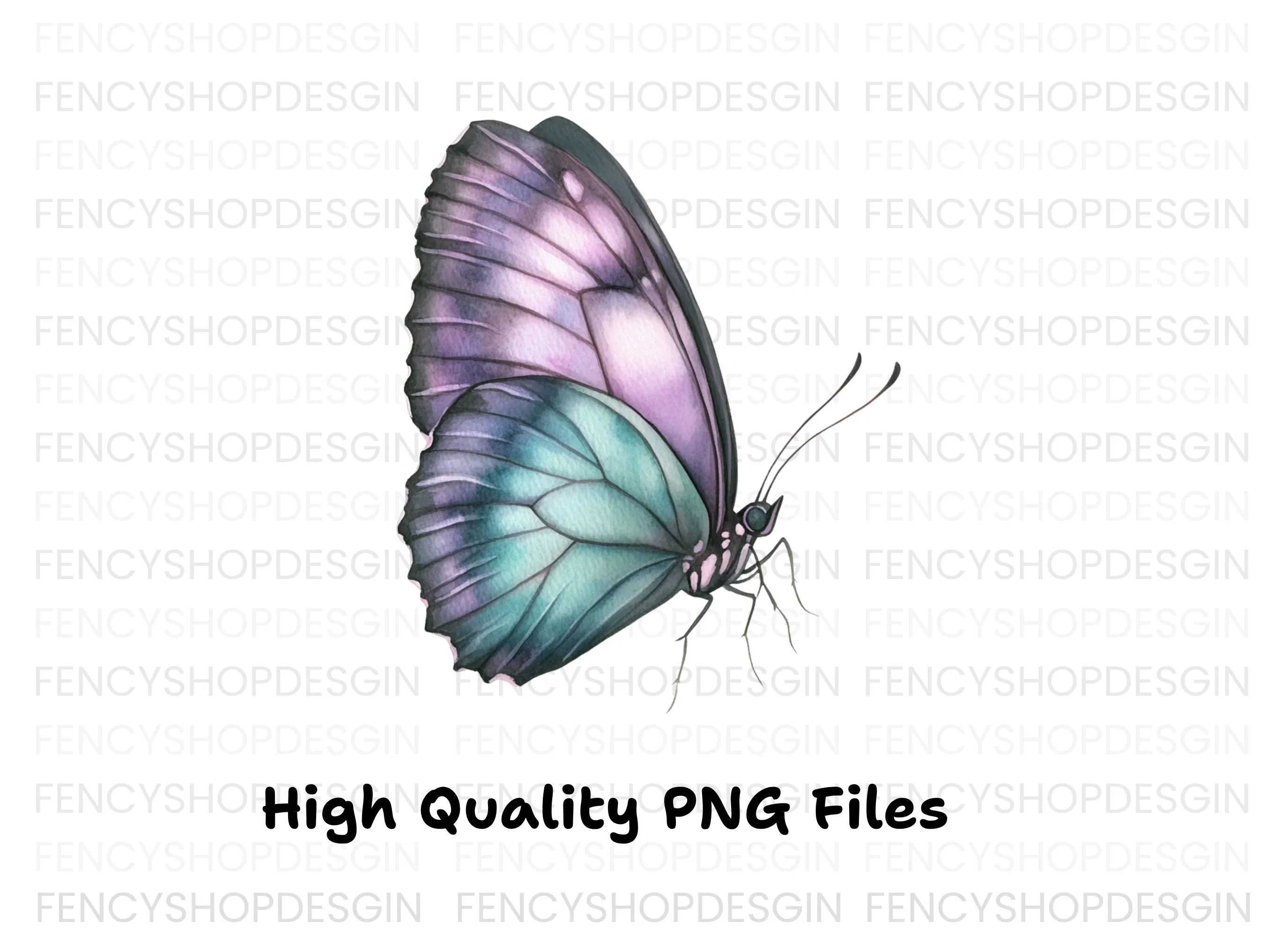 Pastel Butterfly Clipart Bundle - Image 3