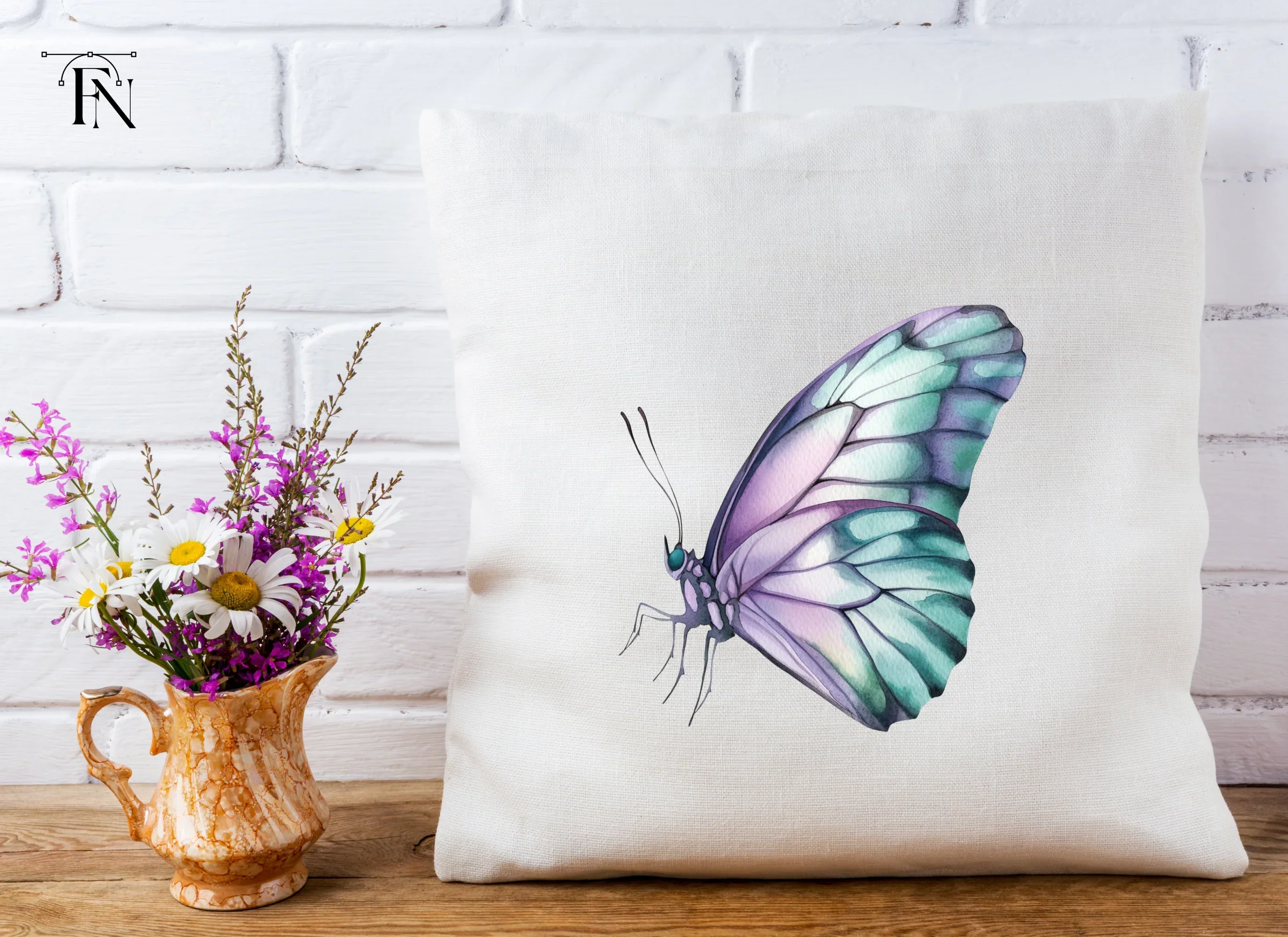 Pastel Butterfly Clipart Bundle - Image 5