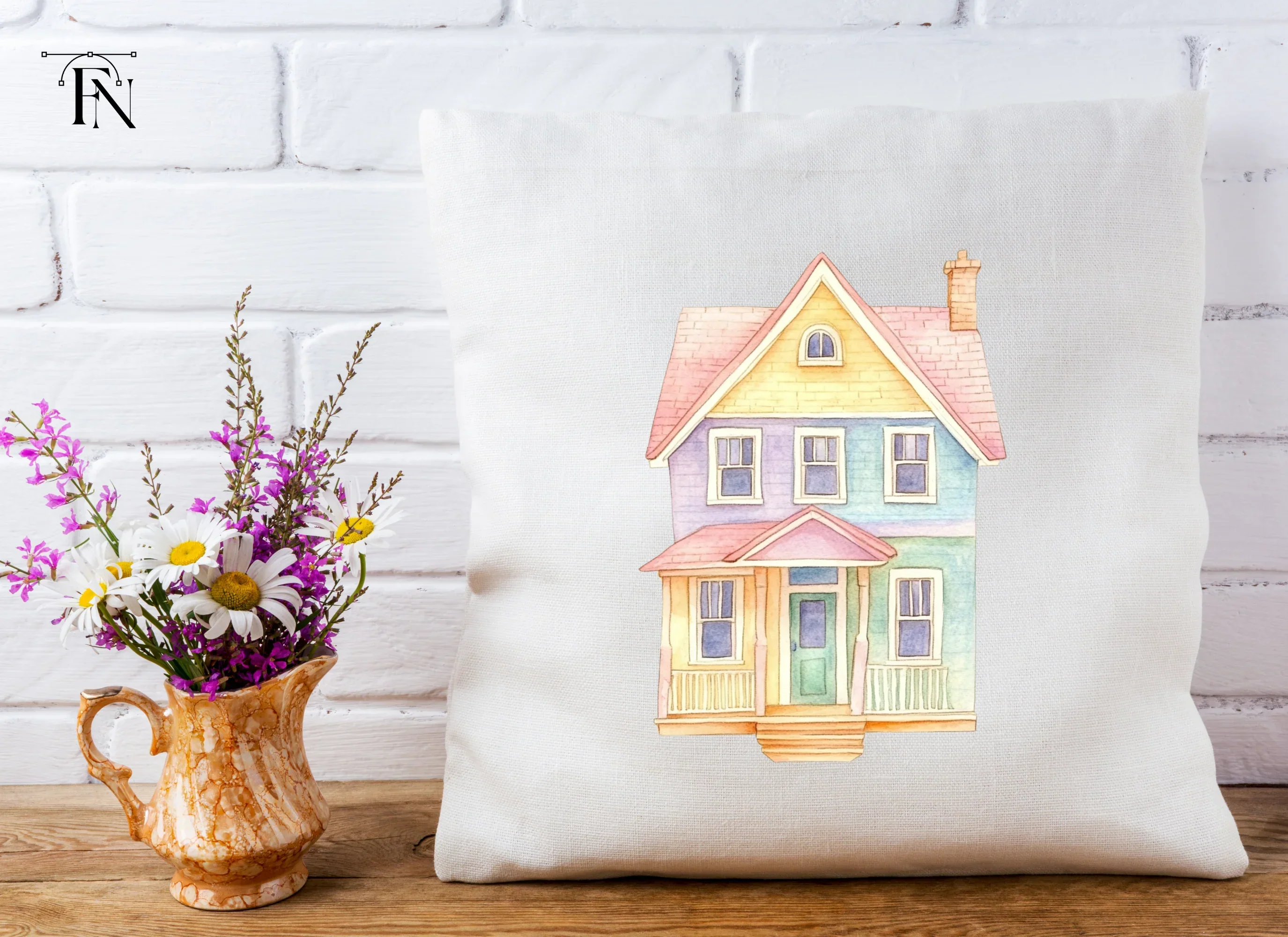 Pastel House Clipart Bundle - Image 5