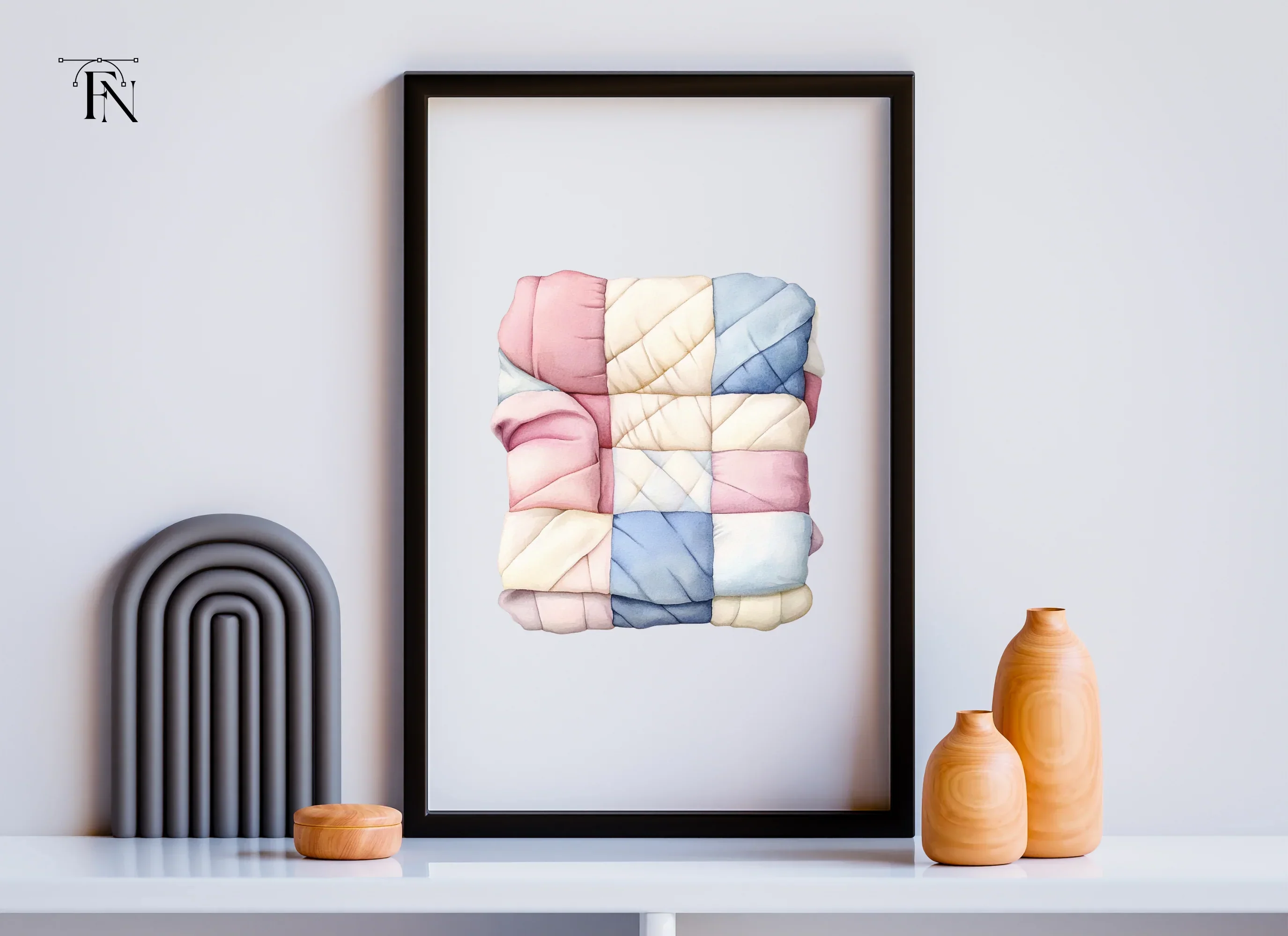 Patchwork Quilt Clipart Bundle - Image 4