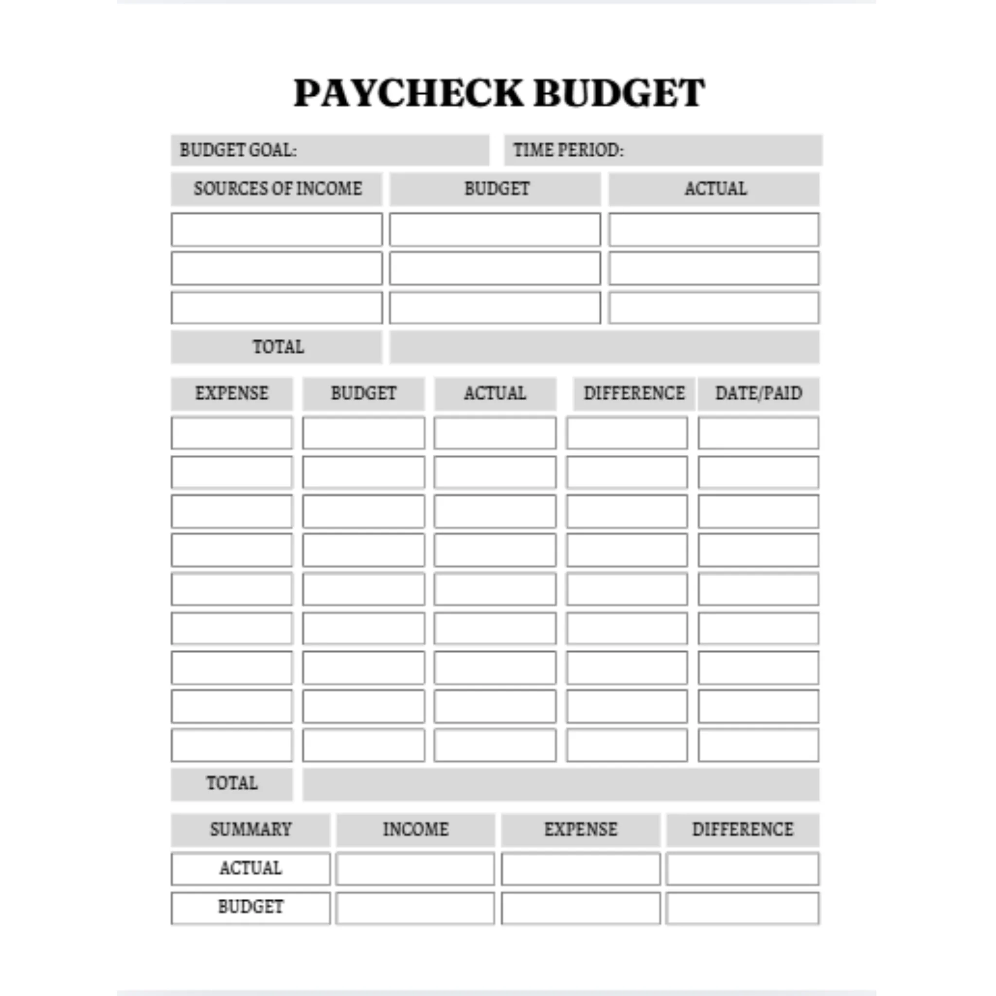 Paycheck Budget Bundle - Image 2