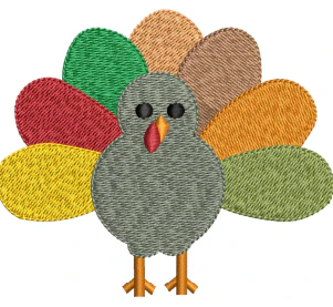 Peacock Baby Embroidery Design