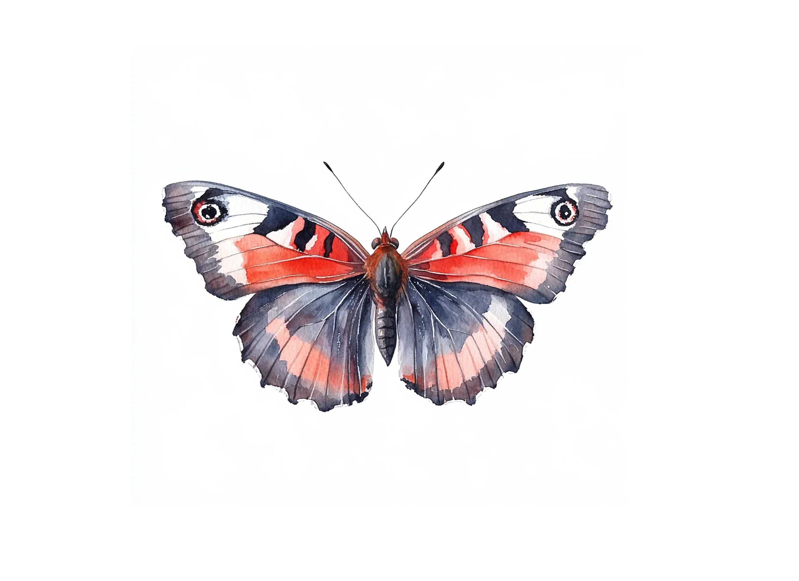 Peacock Butterfly Clipart Bundle - Image 3
