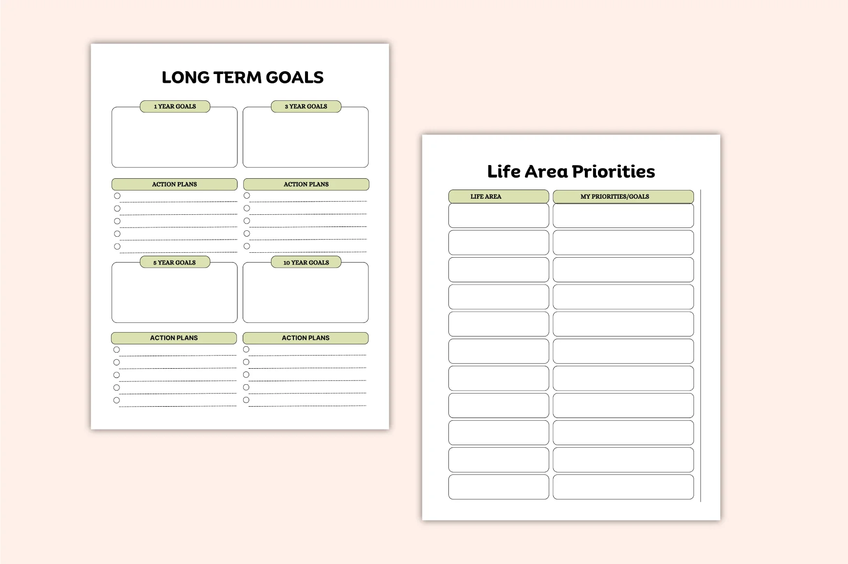 Peak Goal Setting Planner - Image 3