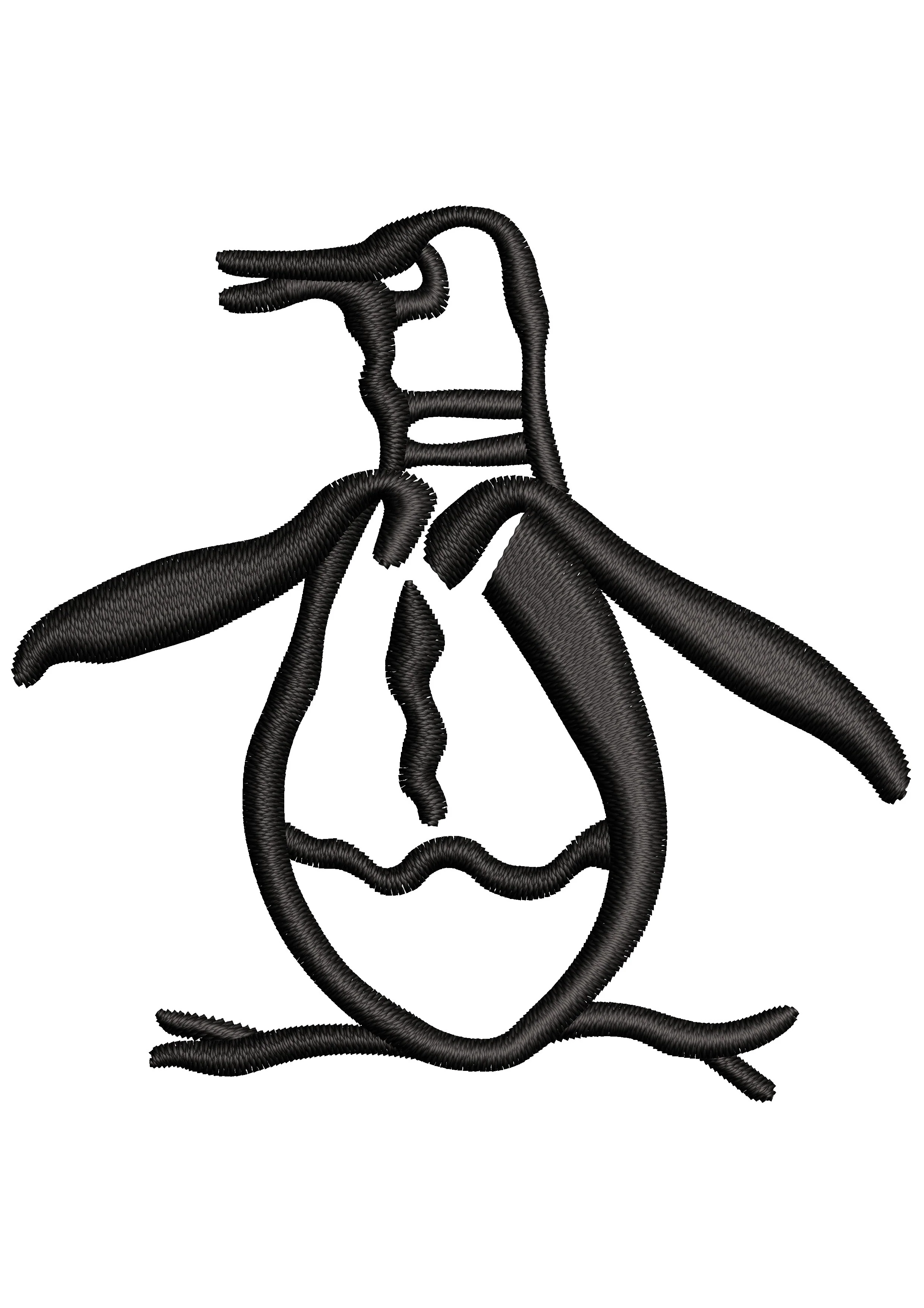 Penguin Embroidery Design