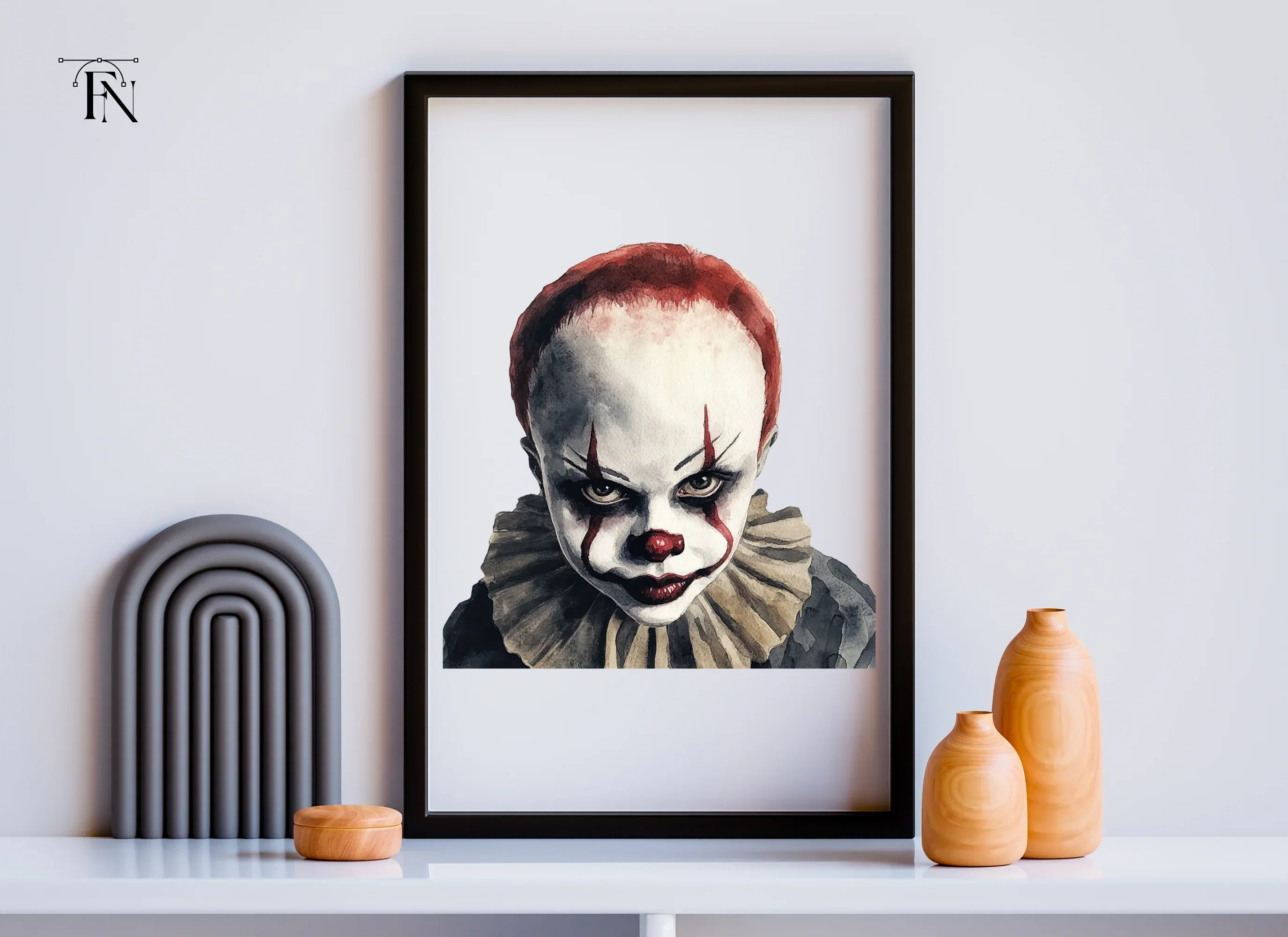Pennywise Inspired Clown Clipart Bundle - Image 3