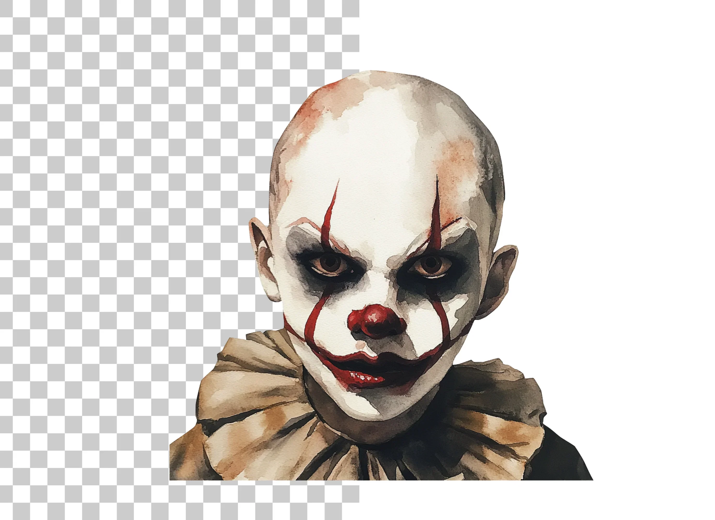 Pennywise Inspired Clown Clipart Bundle - Image 6