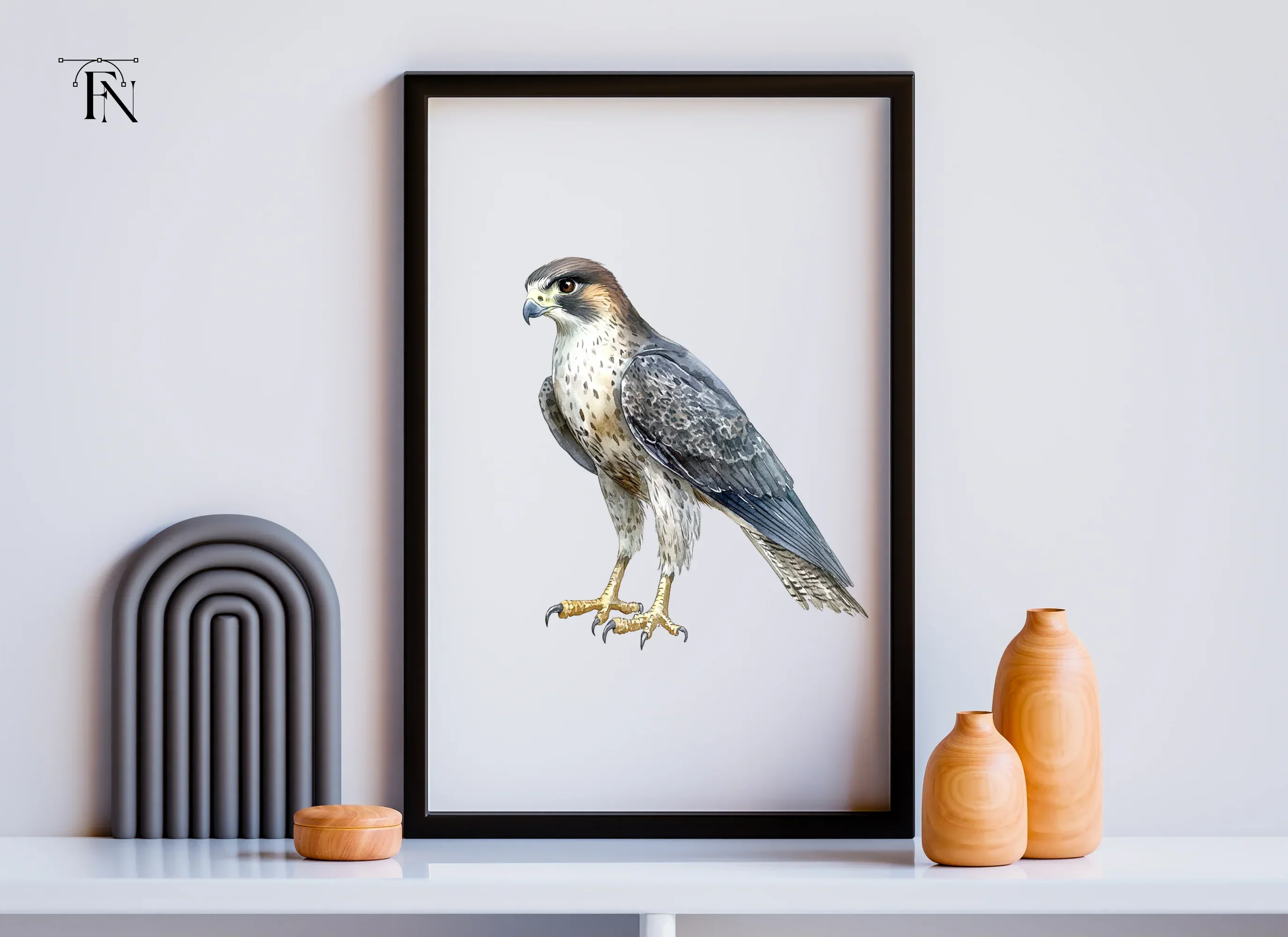 Peregrine Falcon Clipart Bundle - Image 3