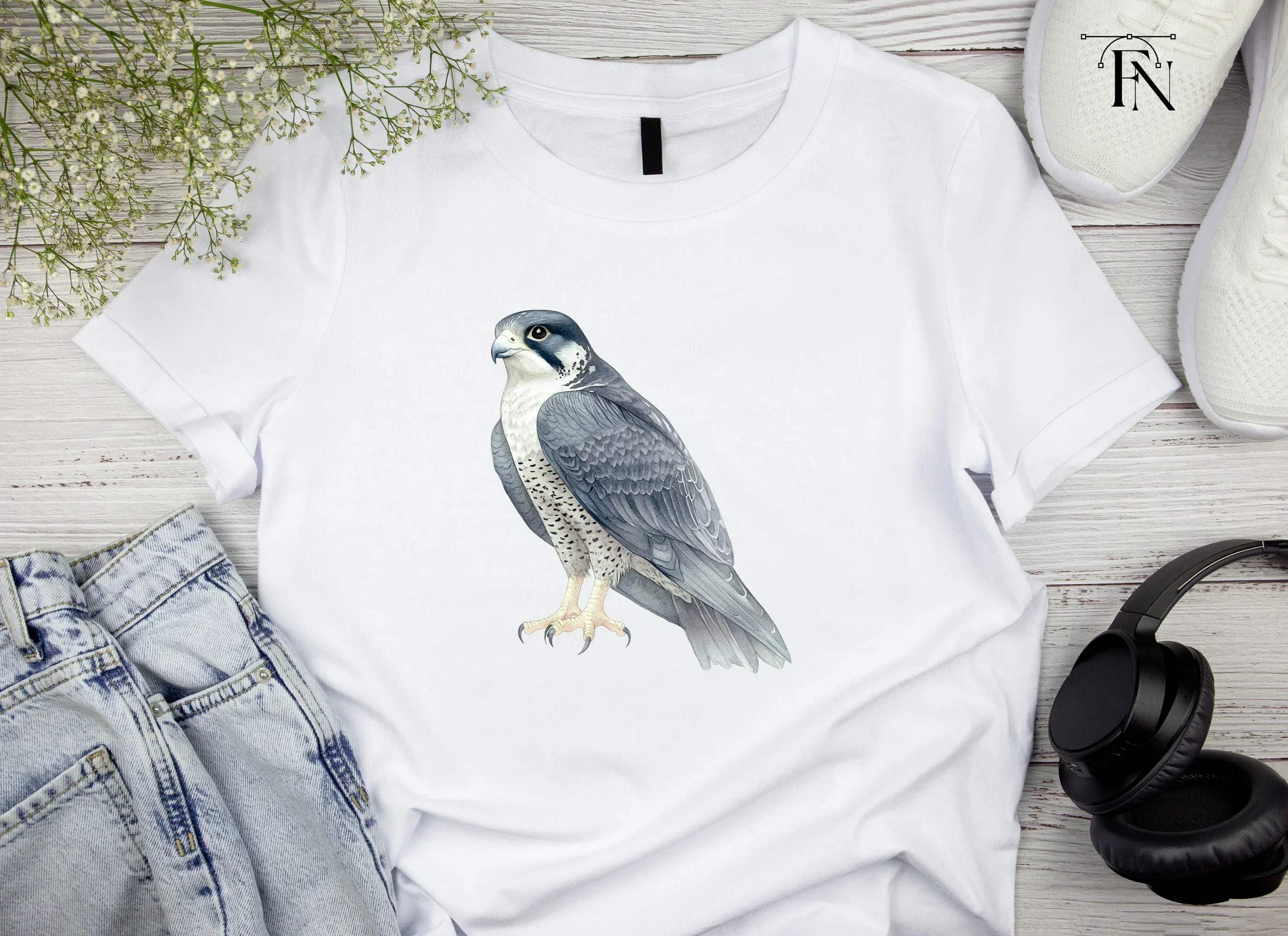 Peregrine Falcon Clipart Bundle - Image 5