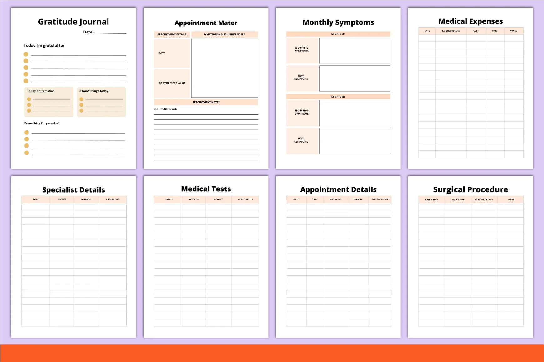 Personal Details Planner - Image 2