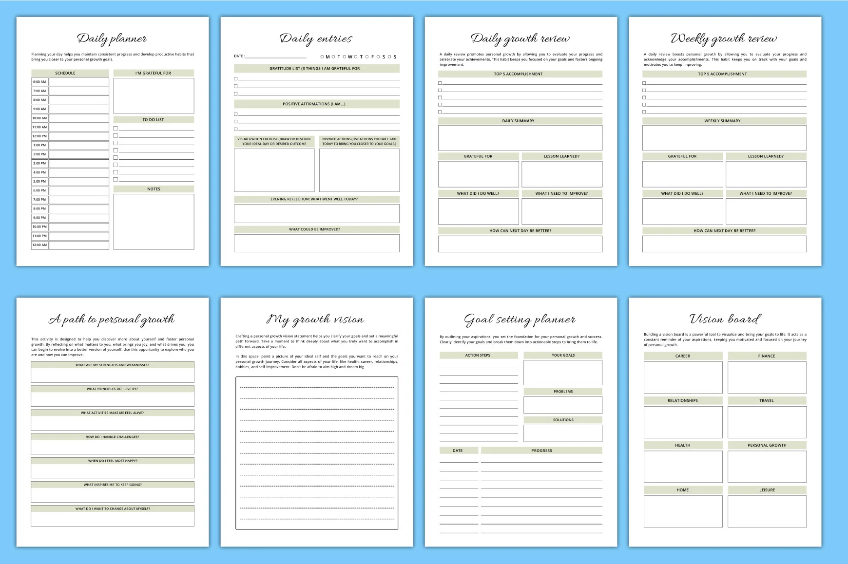Personal Growth Planner - Image 3