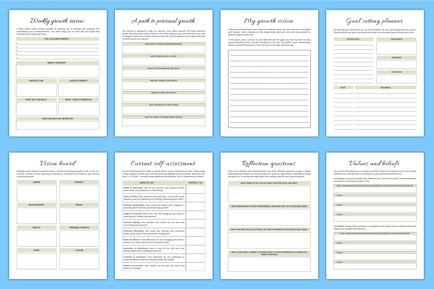 Personal Growth Planner - Image 4